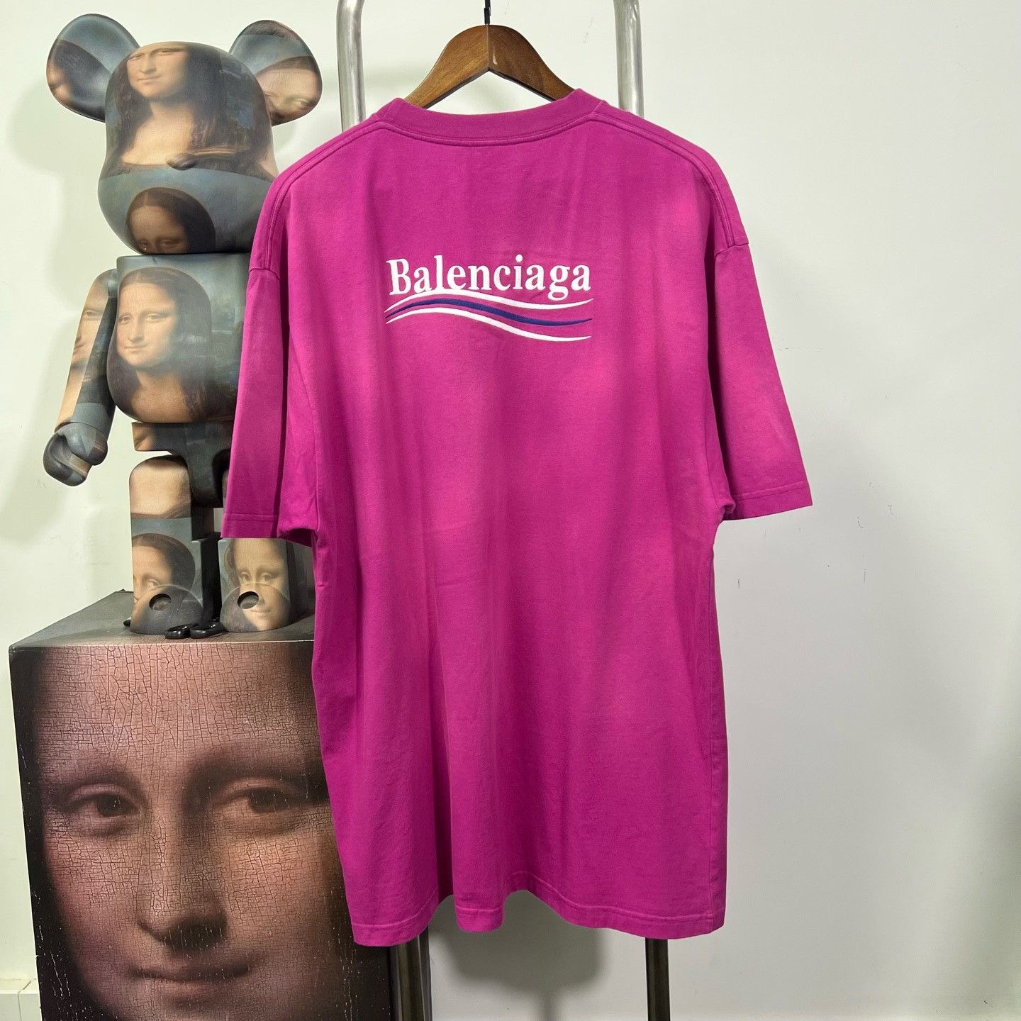 Balenciaga Balenciaga Embroidered T-Shirt m Men Size US M / EU 48-50 / 2 - 2 Thumbnail