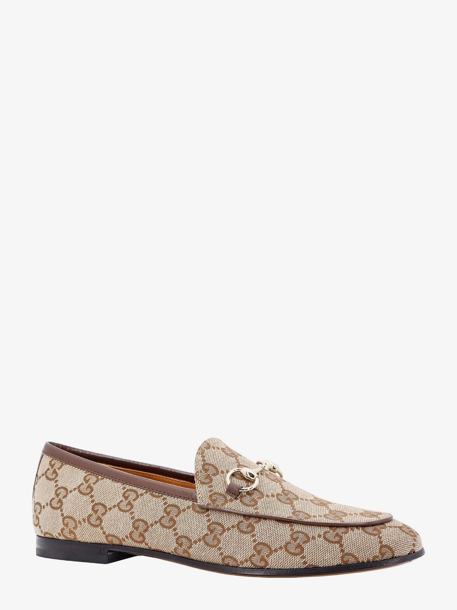 Gucci Gg Fabric Jordaan Loafers Size US 8 / IT 38 - 2 Thumbnail