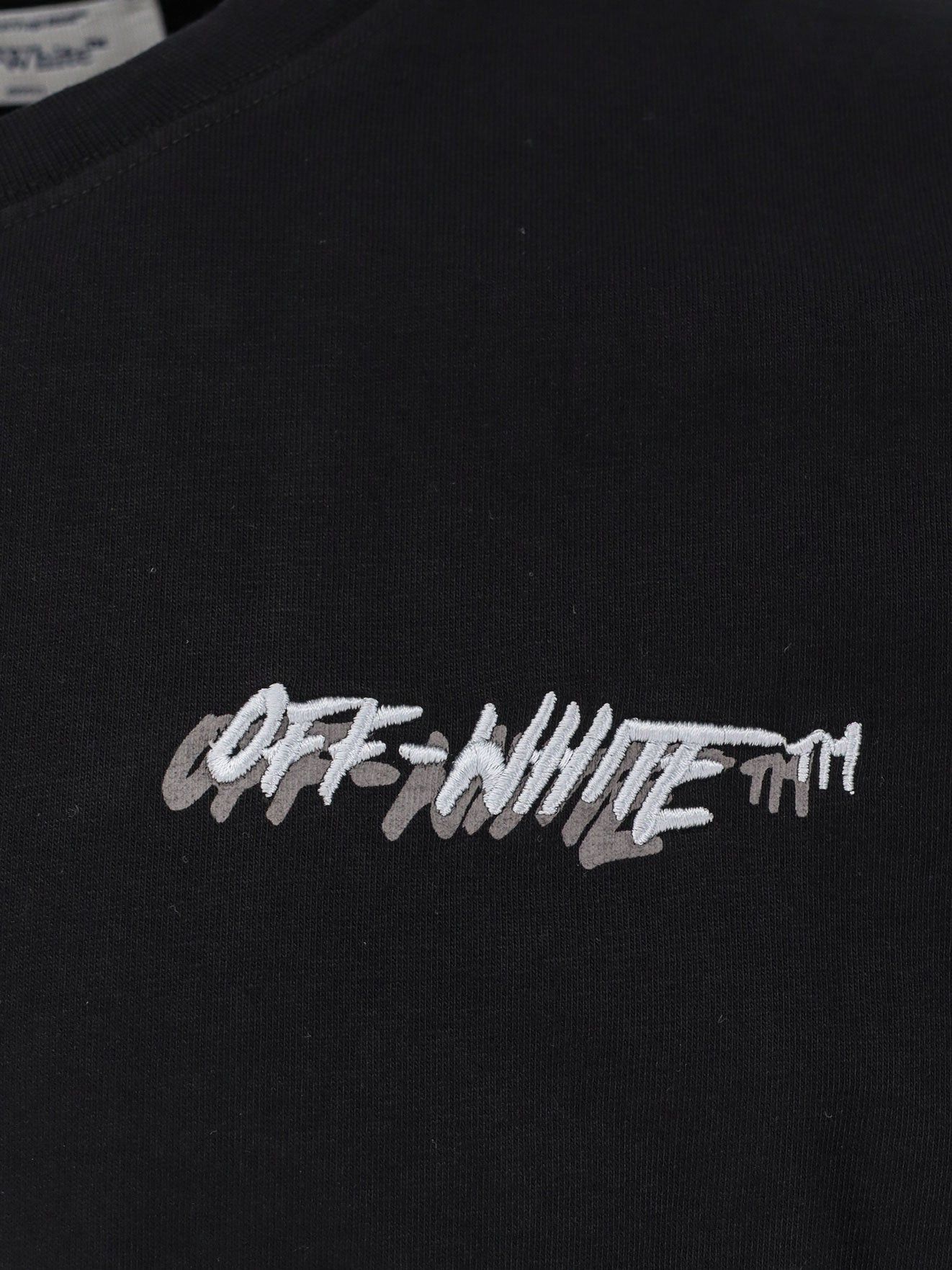 Off-White Cotton T-Shirt Size US XL / EU 56 / 4 - 3 Thumbnail