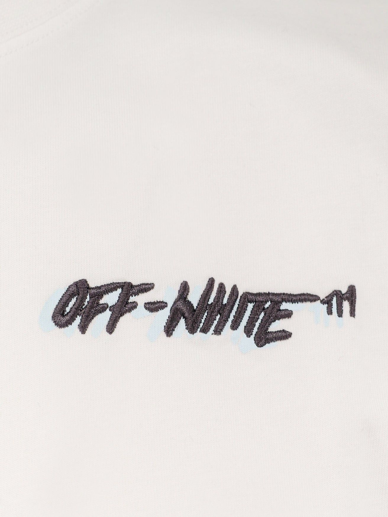 Off-White Cotton T-Shirt Size US XL / EU 56 / 4 - 3 Thumbnail