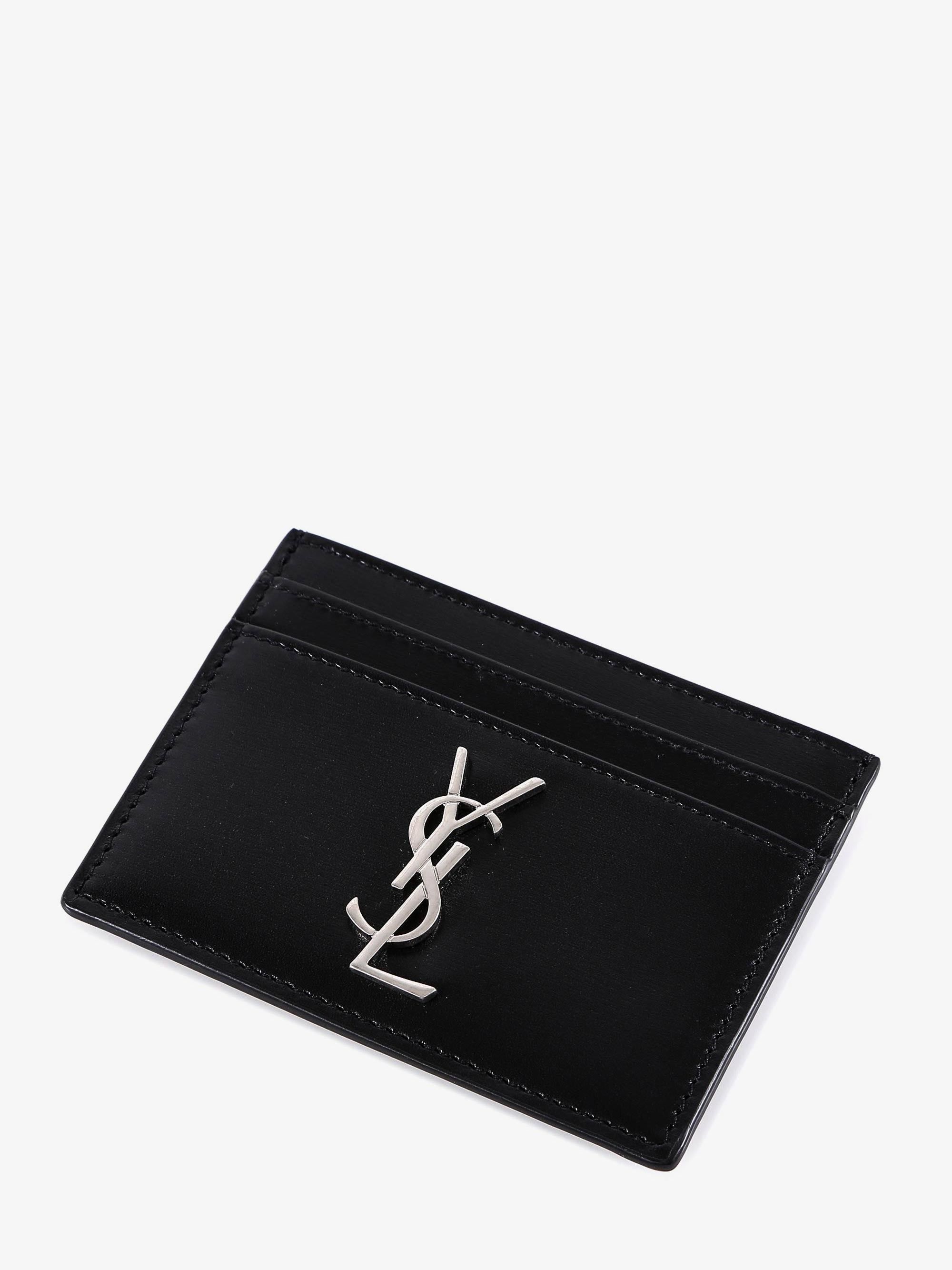 Saint Laurent Paris Cassandre Leather Card Holder Size ONE SIZE - 2 Thumbnail