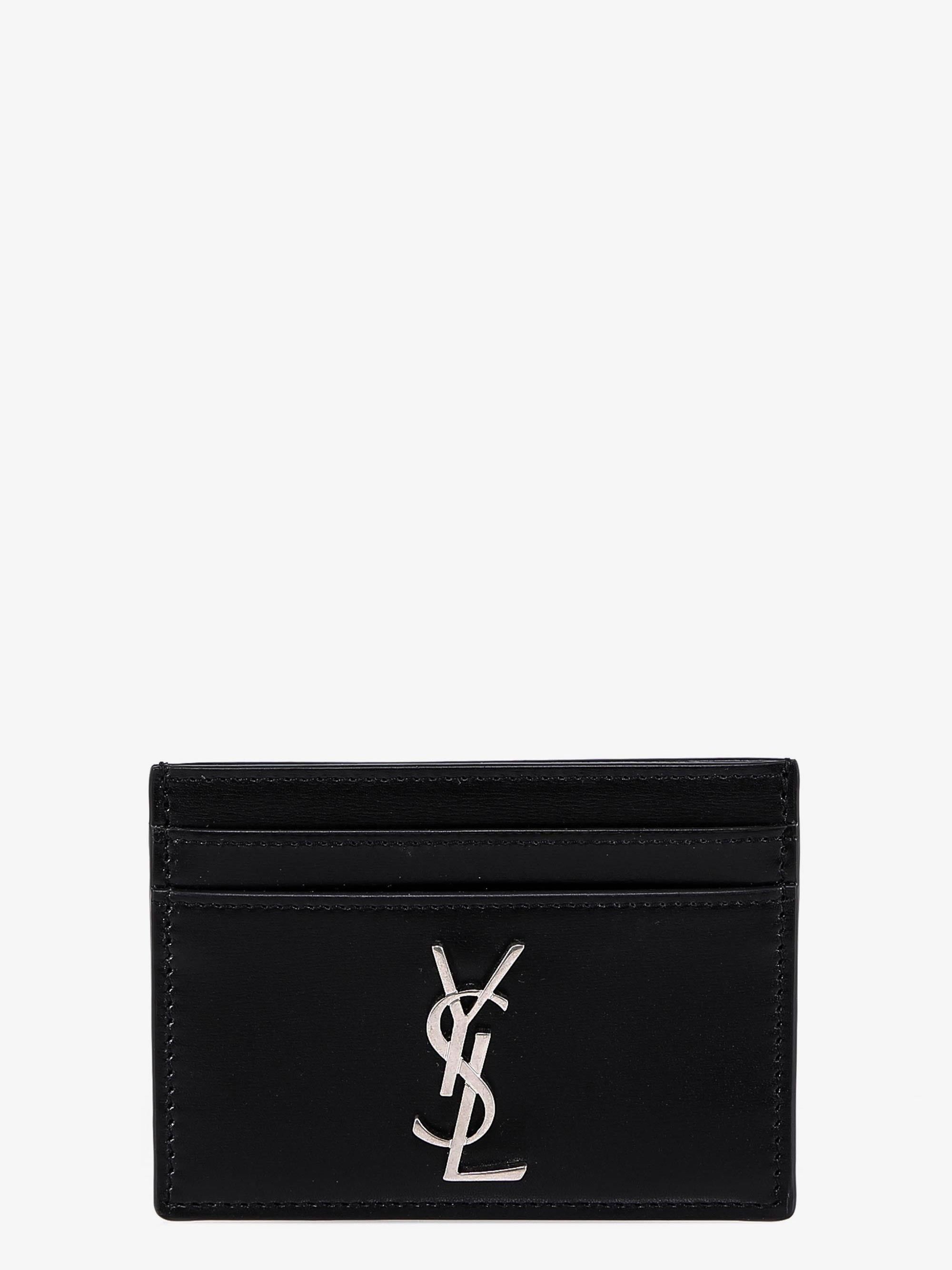 Saint Laurent Paris Cassandre Leather Card Holder Size ONE SIZE - 3 Thumbnail