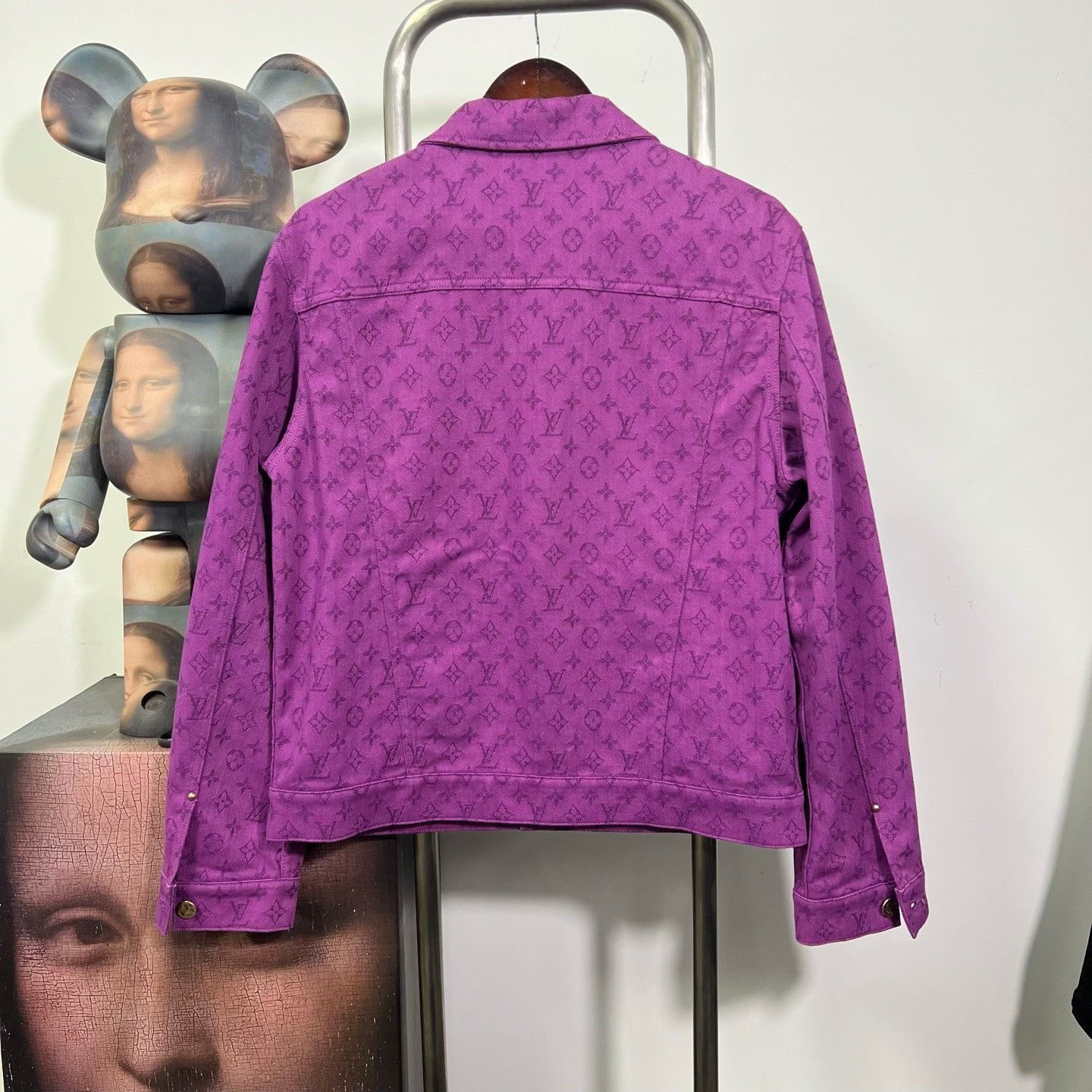 Louis Vuitton Louis Vuitton Denim Purple Light Jacket xl Men Size US XL / EU 56 / 4 - 2 Thumbnail