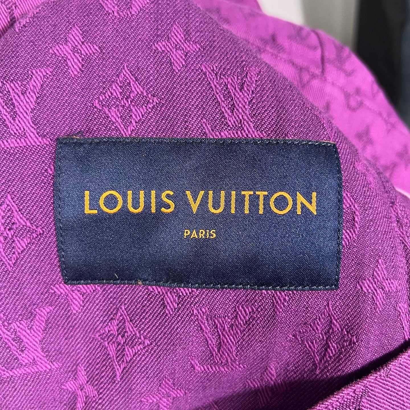 Louis Vuitton Louis Vuitton Denim Purple Light Jacket xl Men Size US XL / EU 56 / 4 - 3 Thumbnail