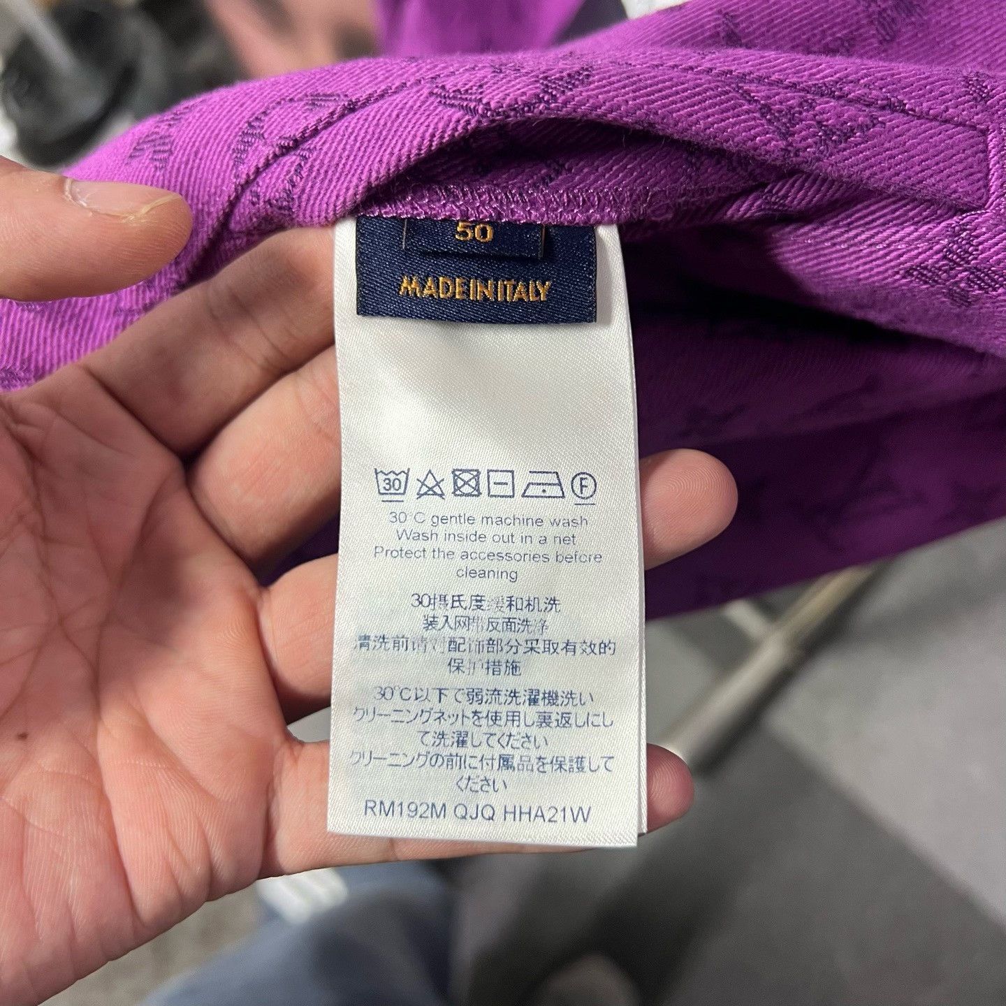 Louis Vuitton Louis Vuitton Denim Purple Light Jacket xl Men Size US XL / EU 56 / 4 - 4 Thumbnail