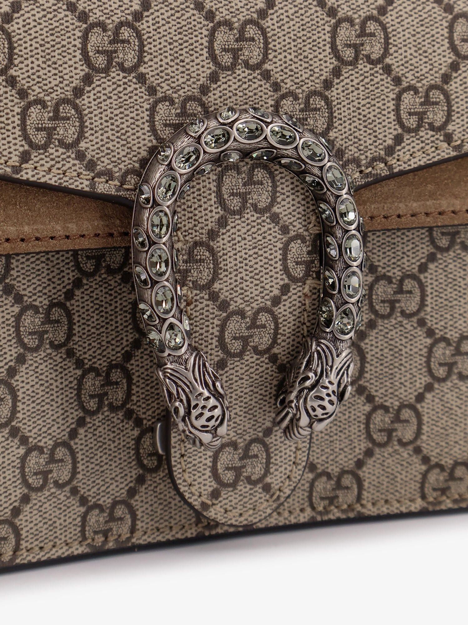 Gucci Dionysus Medium Gg Supreme Fabric Crossbody Bag Size ONE SIZE - 5 Thumbnail
