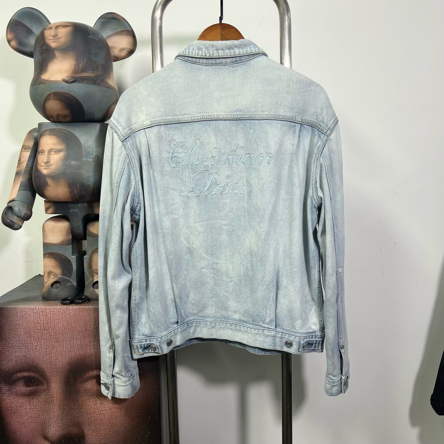 Dior Dior Denim Embroidered Light Jacket m Men Size US M / EU 48-50 / 2 - 2 Thumbnail