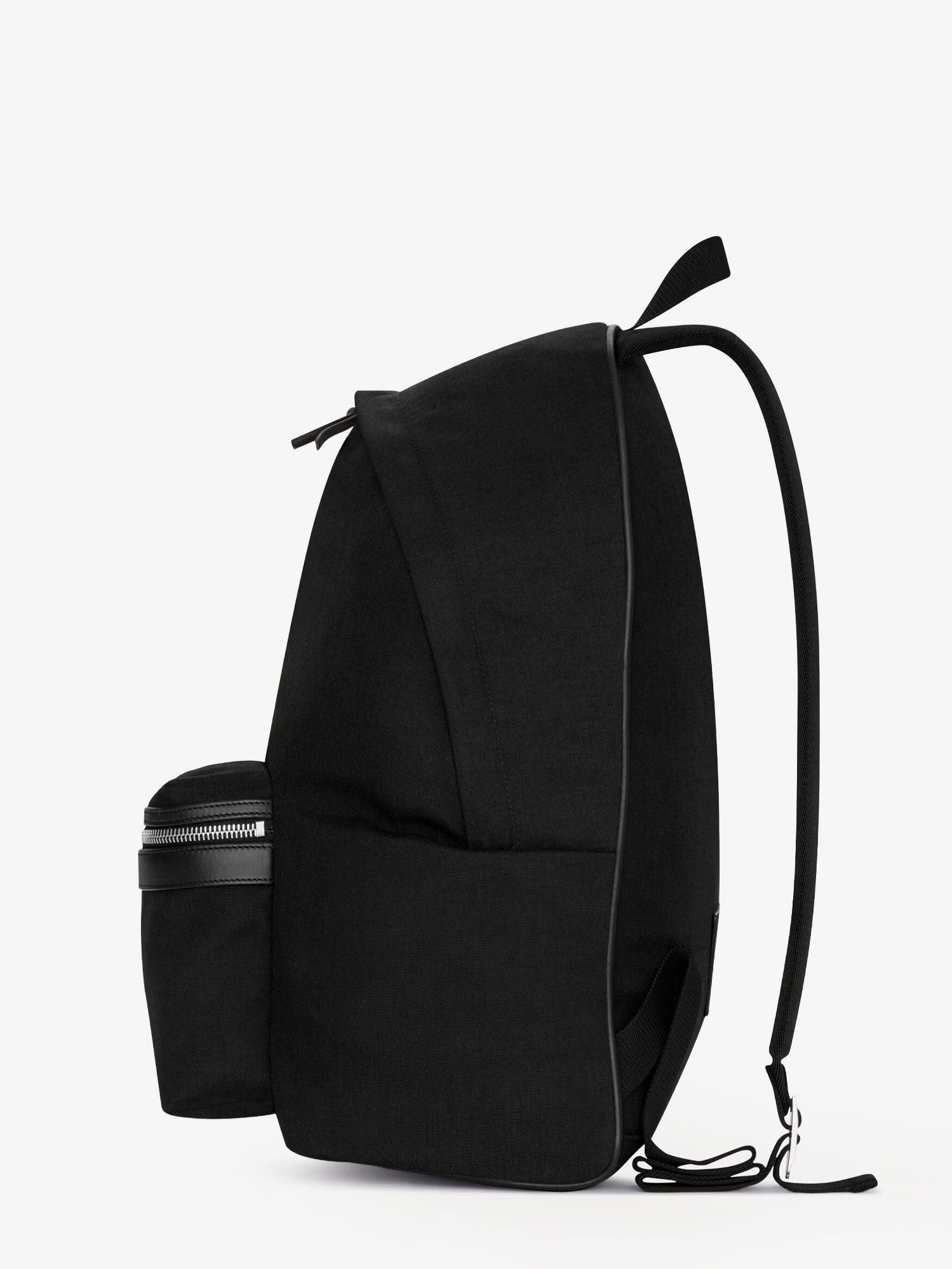 Saint Laurent Paris Nylon And Leather City Backpack Size ONE SIZE - 3 Thumbnail