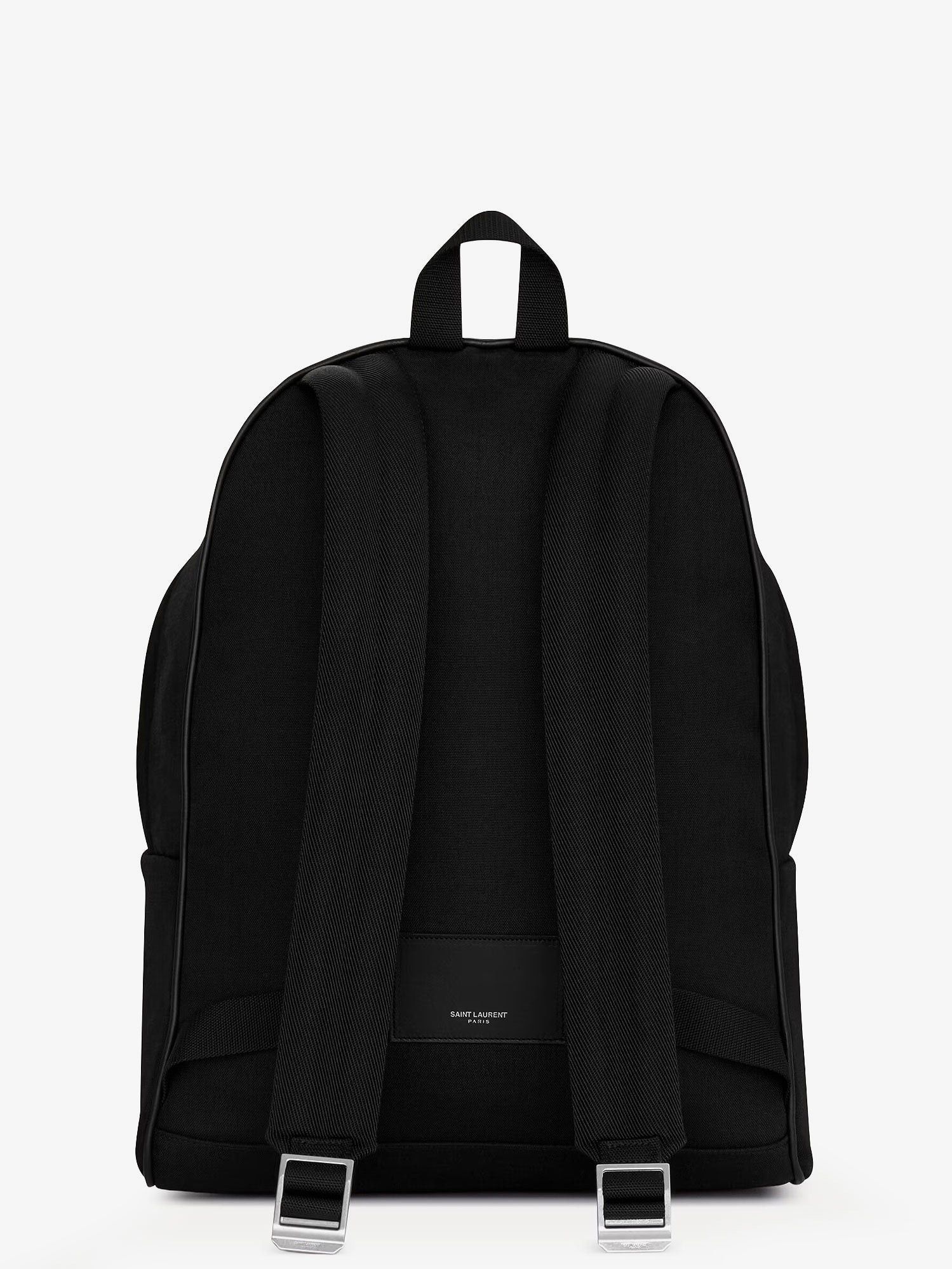Saint Laurent Paris Nylon And Leather City Backpack Size ONE SIZE - 2 Thumbnail