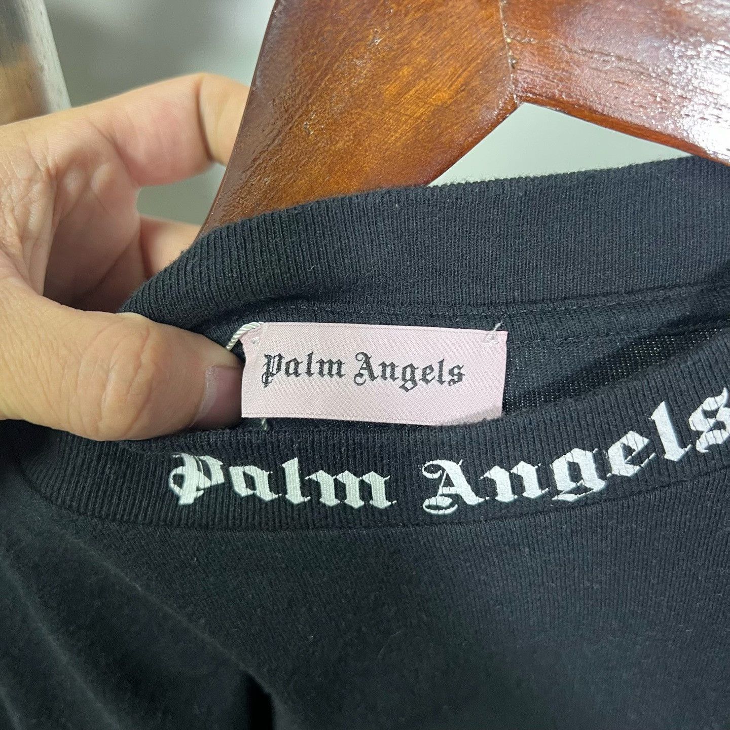 Palm Angels Palm Angels Retro Printed Black T-Shirt m Men Size US M / EU 48-50 / 2 - 3 Thumbnail