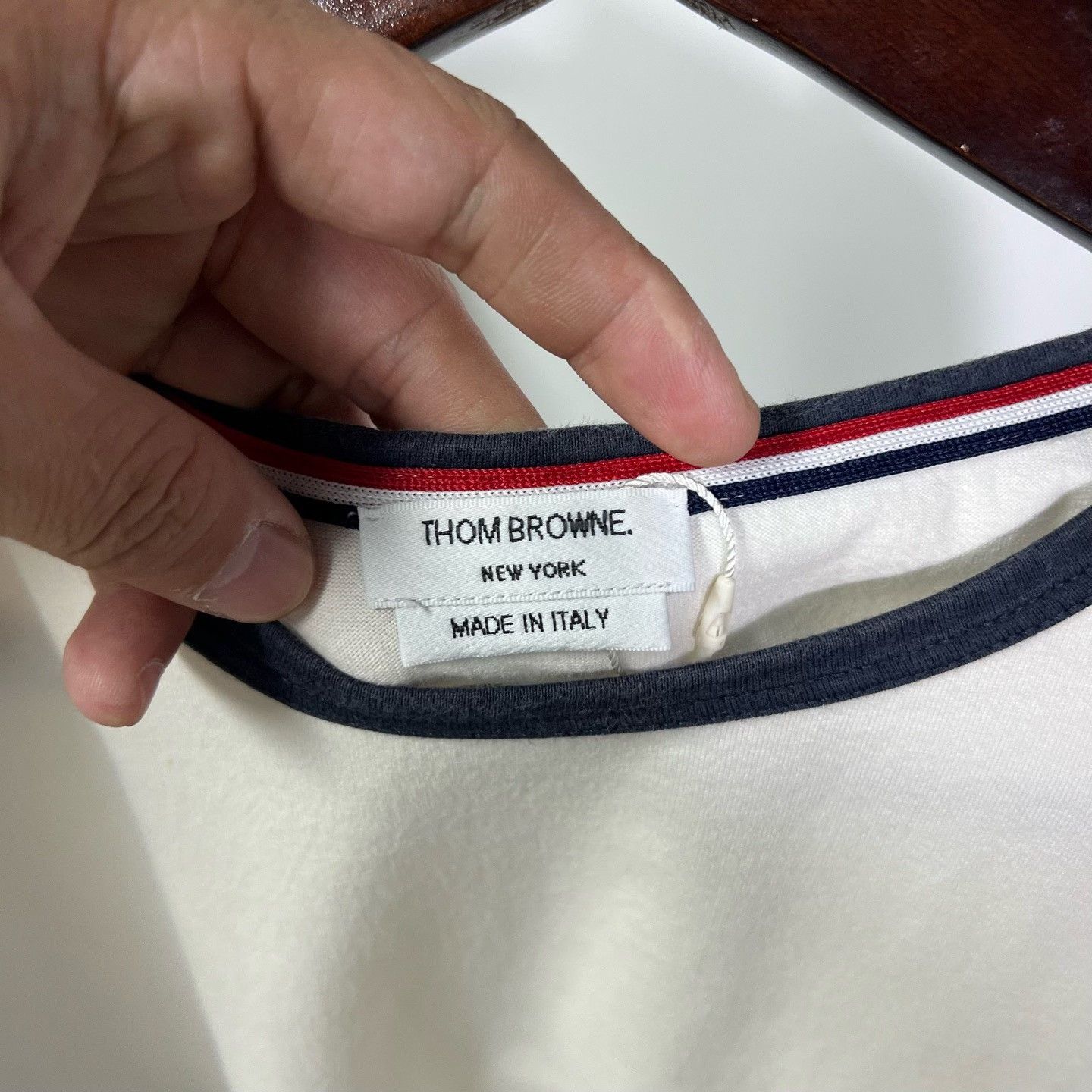 Thom Browne Thom Browne Patchwork Brown T-Shirt l Men Size US L / EU 52-54 / 3 - 3 Thumbnail