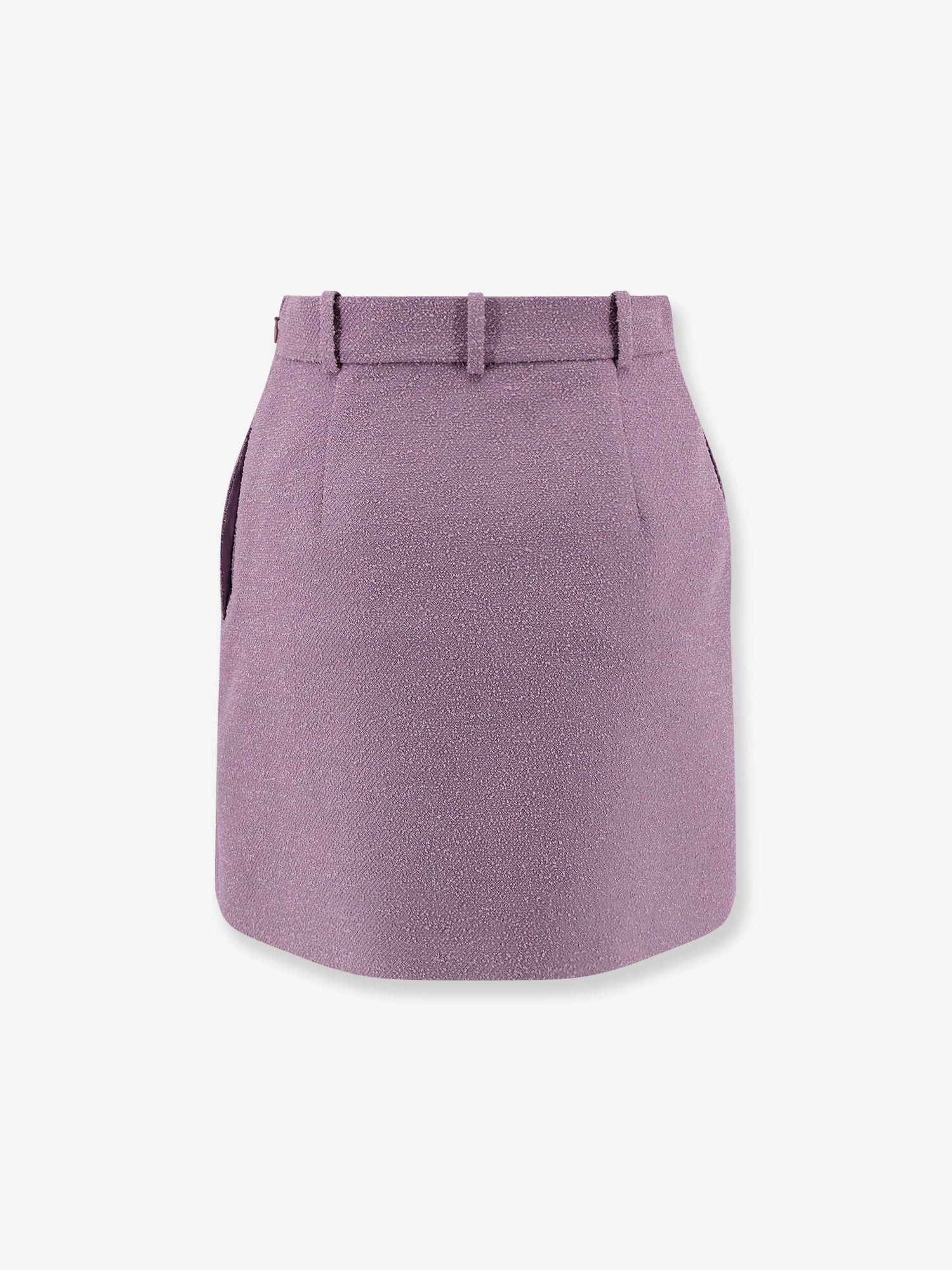 Dior Boucle Virgin Wool Blend Skirt Size 26" / US 2 / IT 38 - 2 Thumbnail