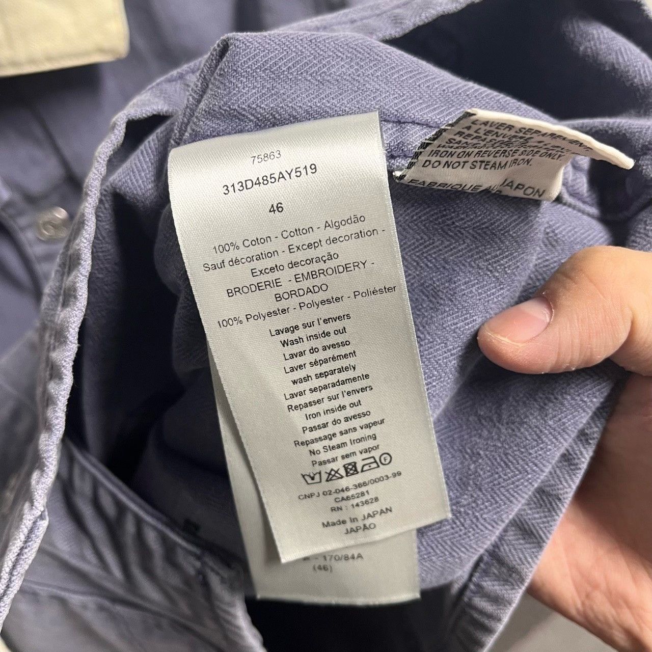 Dior Dior Denim Blue Jacket M Women Size M / US 6-8 / IT 42-44 - 4 Thumbnail