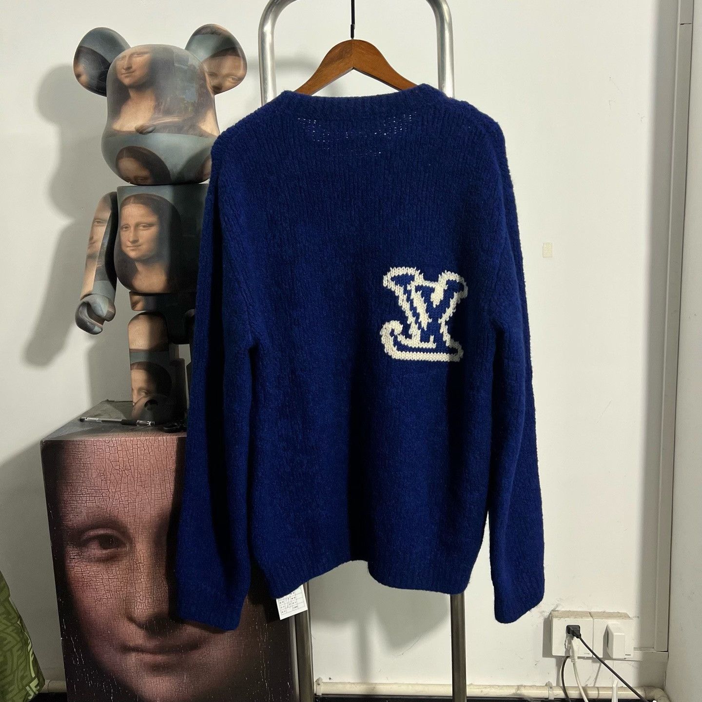 Louis Vuitton Louis Vuitton Blue Sweater xl Men Size US XL / EU 56 / 4 - 2 Thumbnail