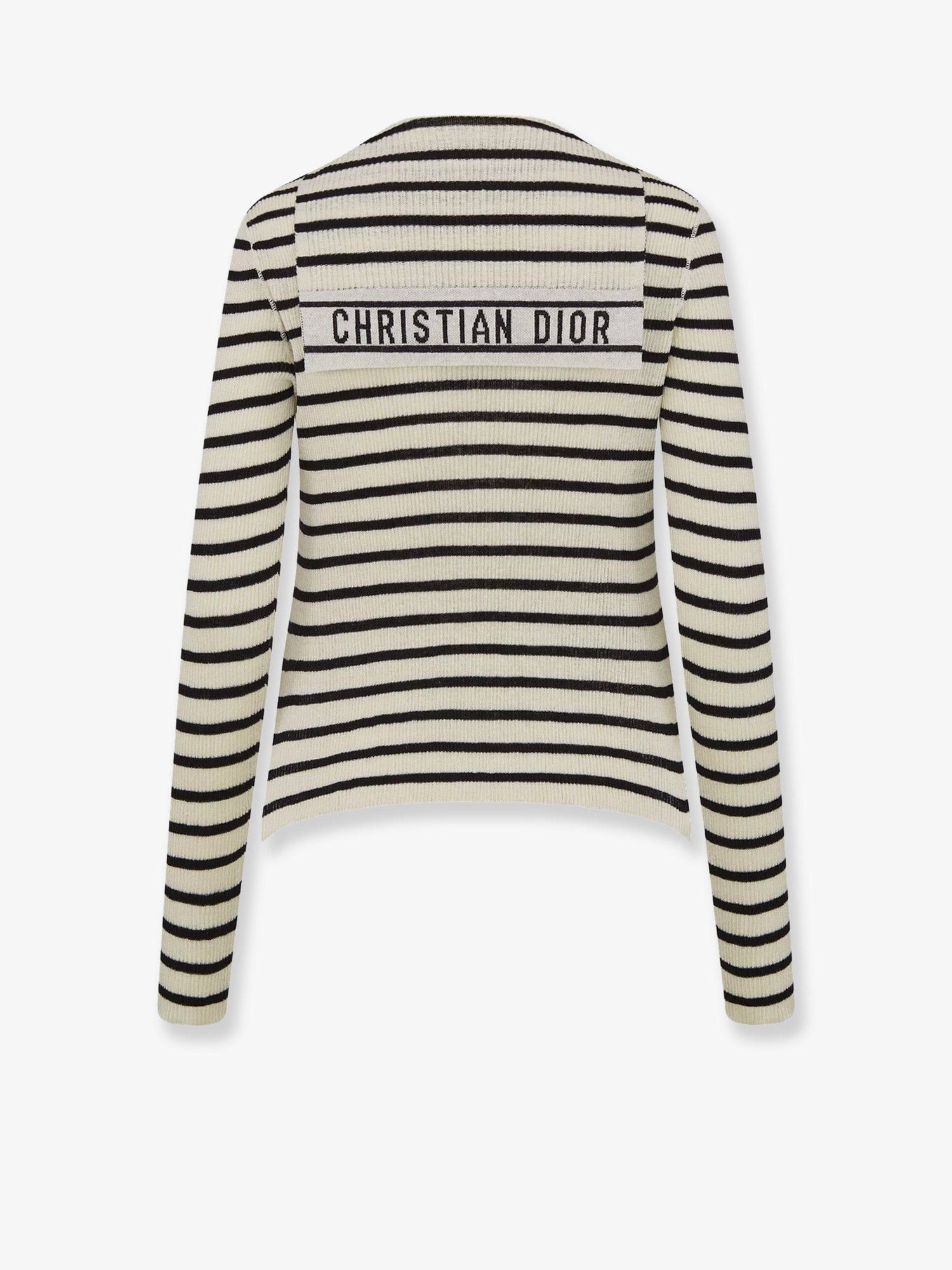 Dior Dioriviera Striped Linen And Silk Sweater Size S / US 4 / IT 40 - 2 Thumbnail