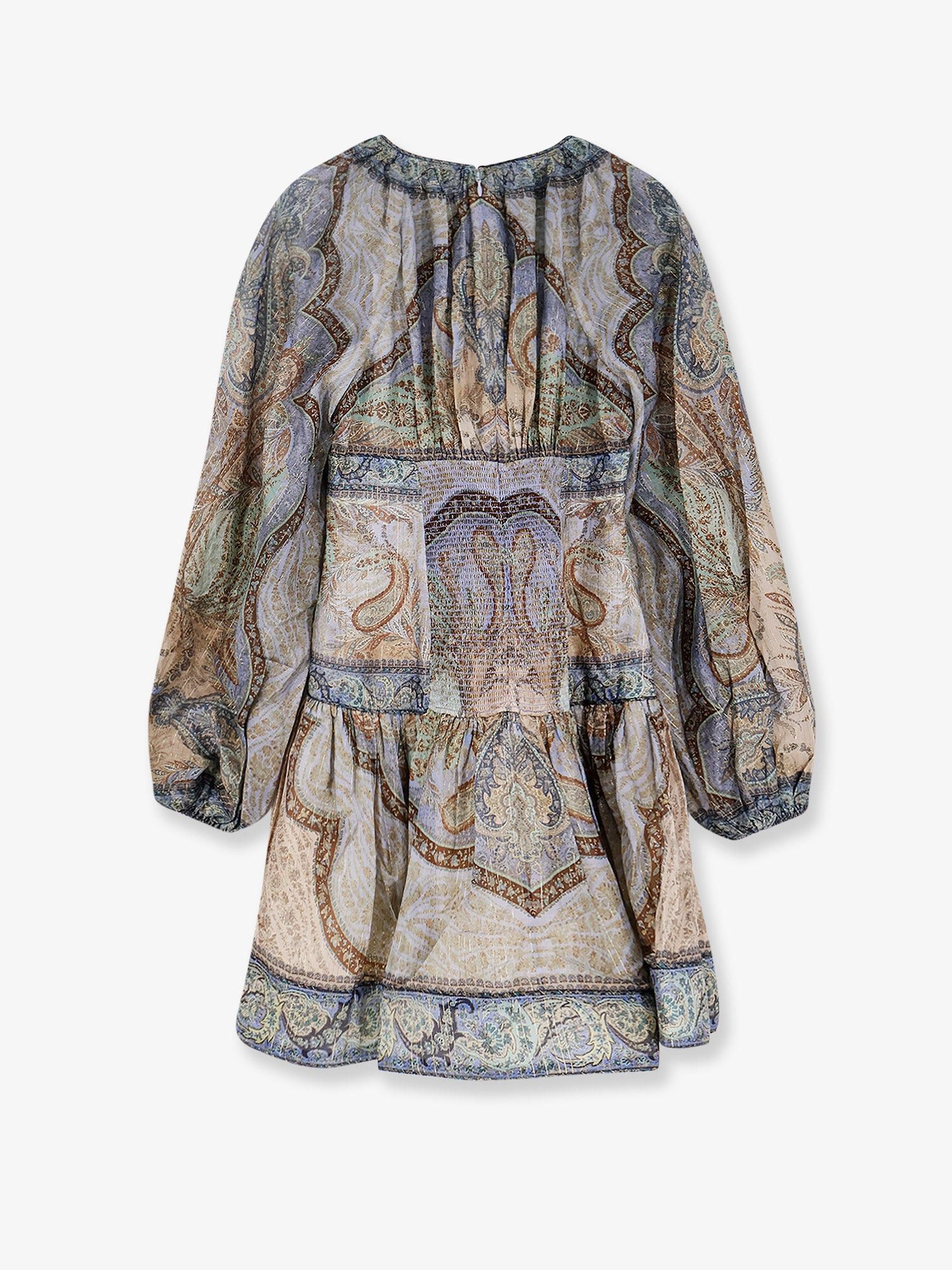 Zimmermann Wanderlust Cotton And Silk Mini Dress Size S / US 4 / IT 40 - 2 Thumbnail
