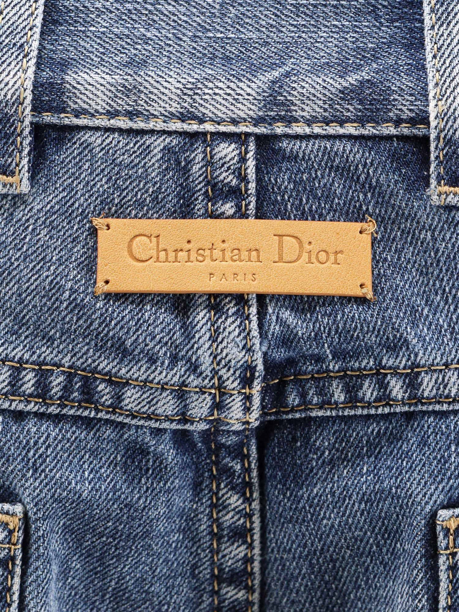 Dior Regular Fit Stone-Washed Denim Jeans Size 30" / US 8 / IT 44 - 3 Thumbnail