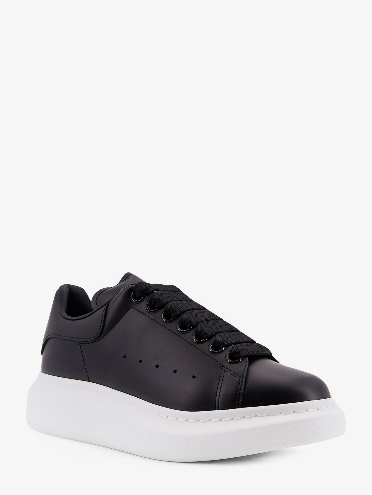 Alexander McQueen Oversized Leather Sneakers Size US 10 / IT 40 - 2 Thumbnail