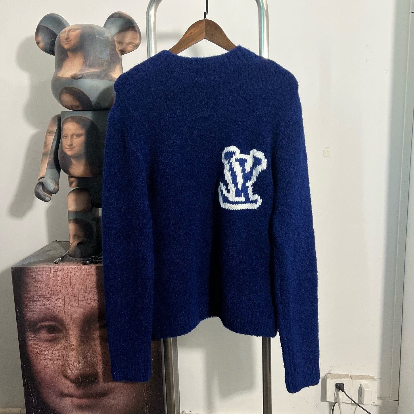 Louis Vuitton Louis Vuitton Blue Sweater m Men Size US M / EU 48-50 / 2 - 2 Thumbnail
