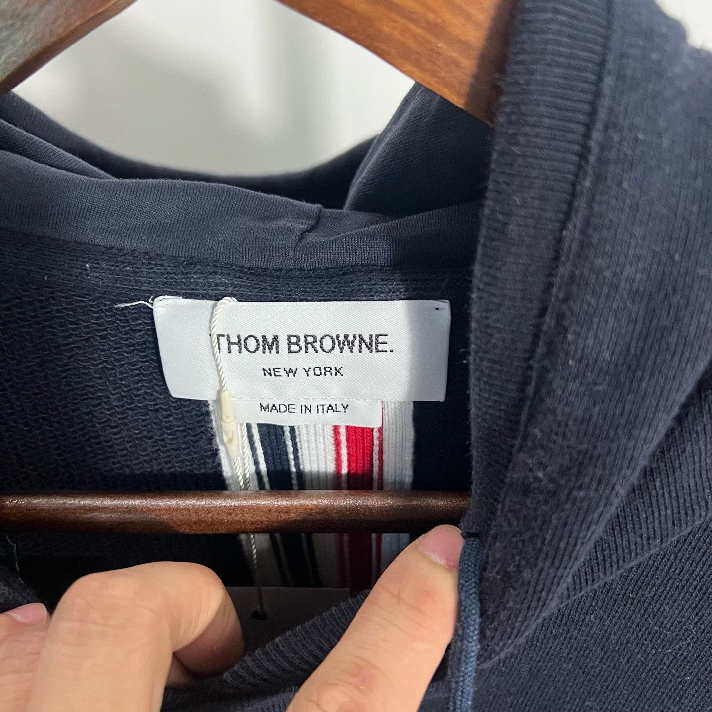 Thom Browne Thom Browne Striped Brown Hoodie s Men Size US S / EU 44-46 / 1 - 3 Thumbnail