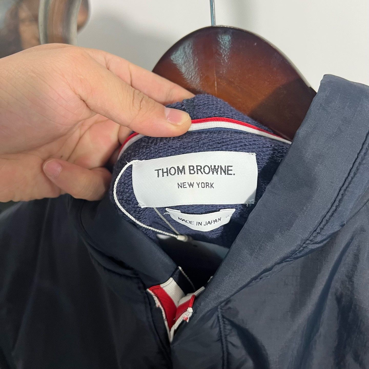 Thom Browne Thom Browne Nylon Brown Hoodie s Men Size US S / EU 44-46 / 1 - 3 Thumbnail