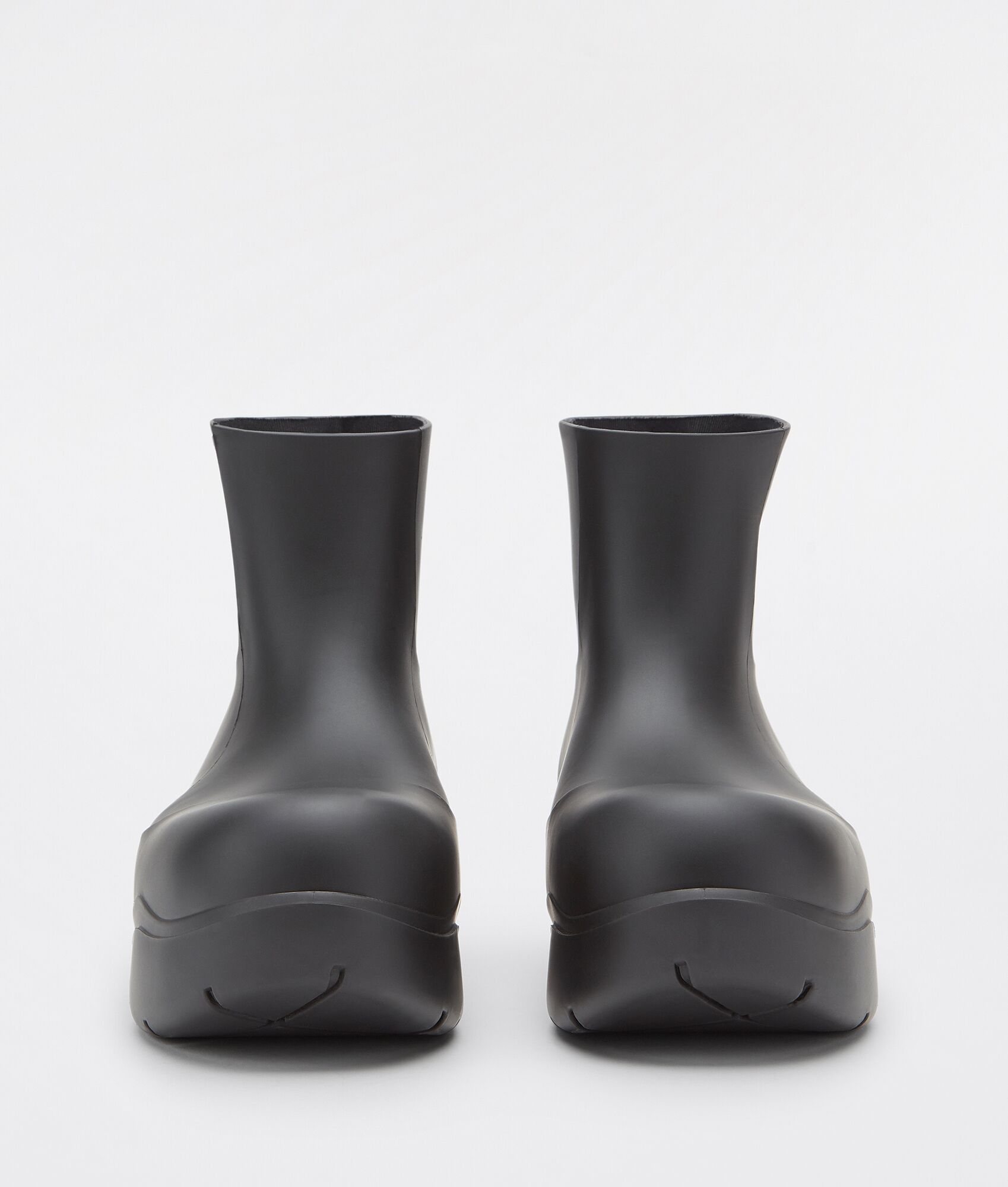 Bottega Veneta Black Puddle Rubber Boots Size US 12 / EU 45 - 2 Thumbnail