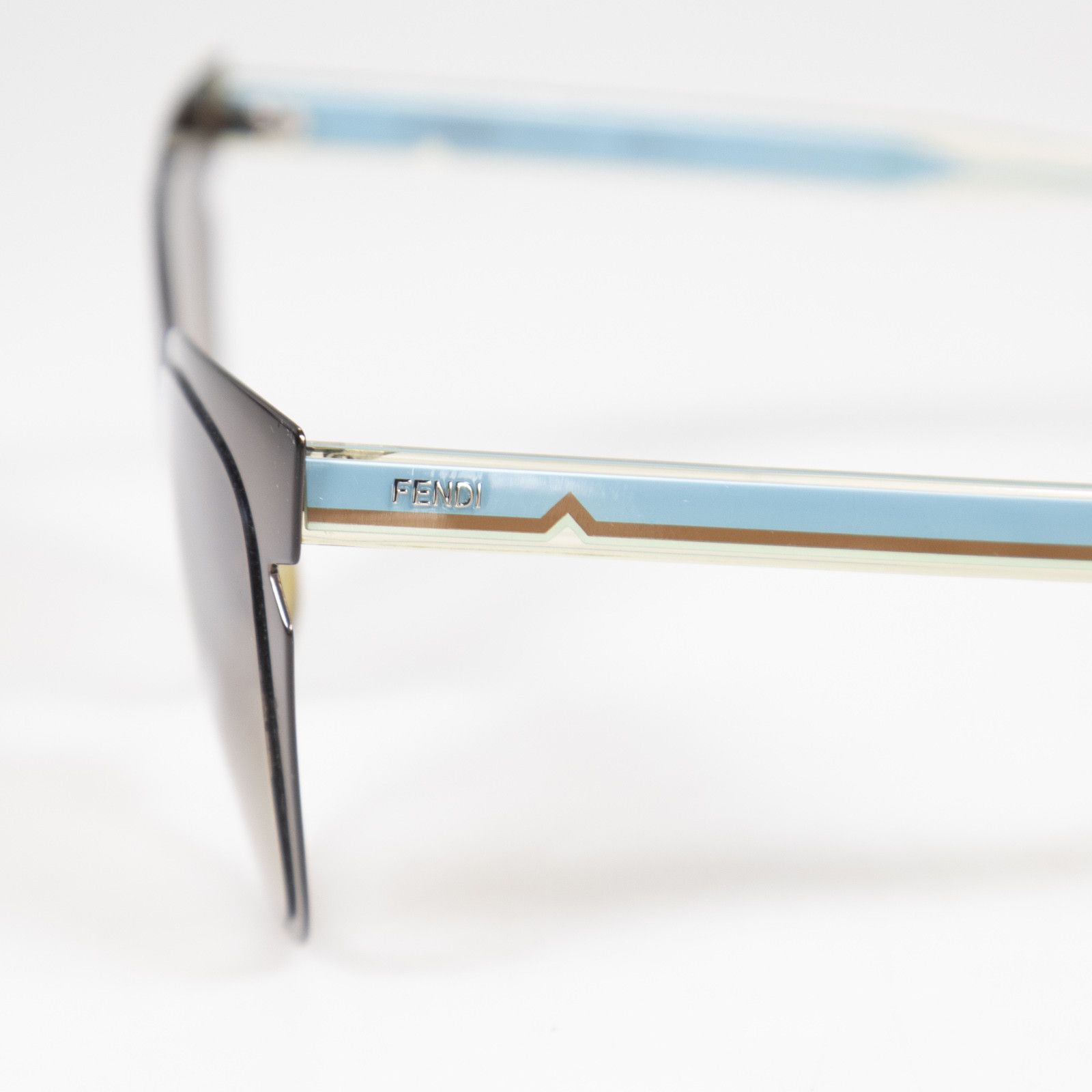 Fendi Brown Cat Eye Gradient Sunglasses Size ONE SIZE - 8 Thumbnail