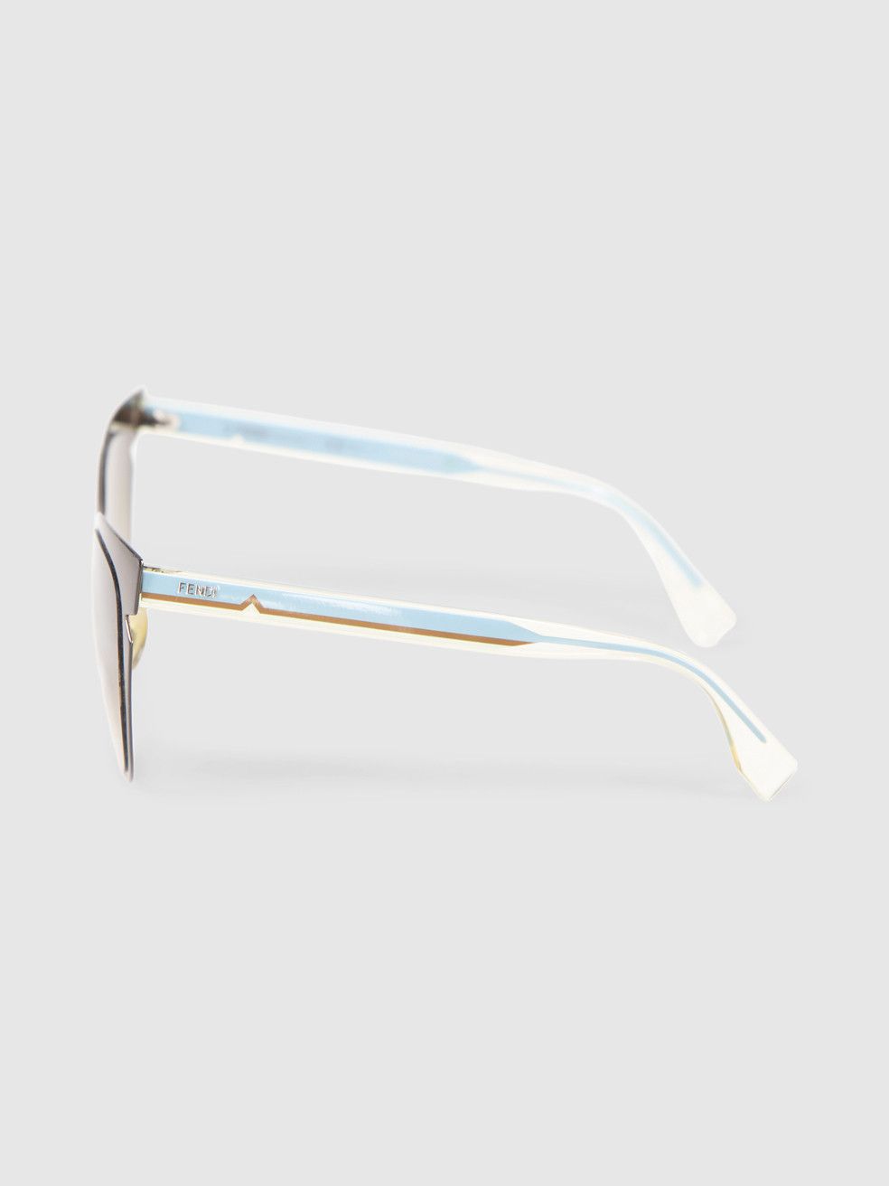 Fendi Brown Cat Eye Gradient Sunglasses Size ONE SIZE - 4 Thumbnail