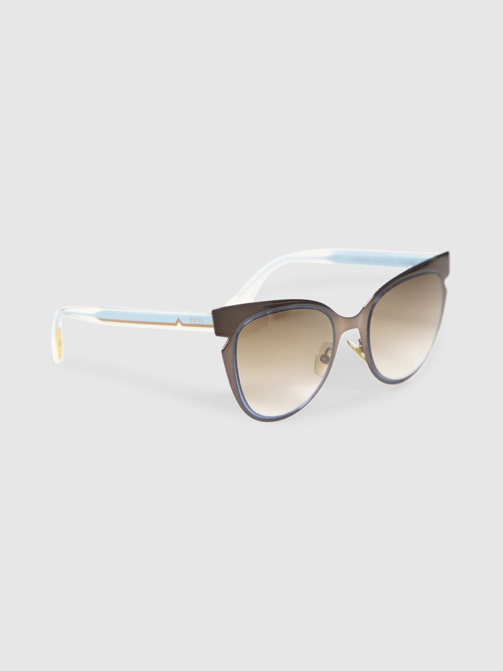 Fendi Brown Cat Eye Gradient Sunglasses Size ONE SIZE - 2 Thumbnail
