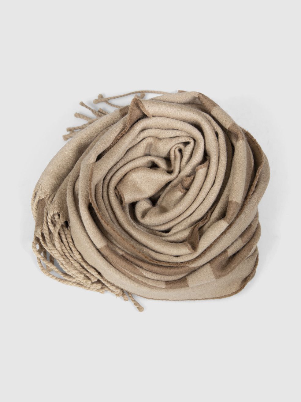 Givenchy Brown Wool Reversible Logo Scarf Size ONE SIZE - 3 Thumbnail