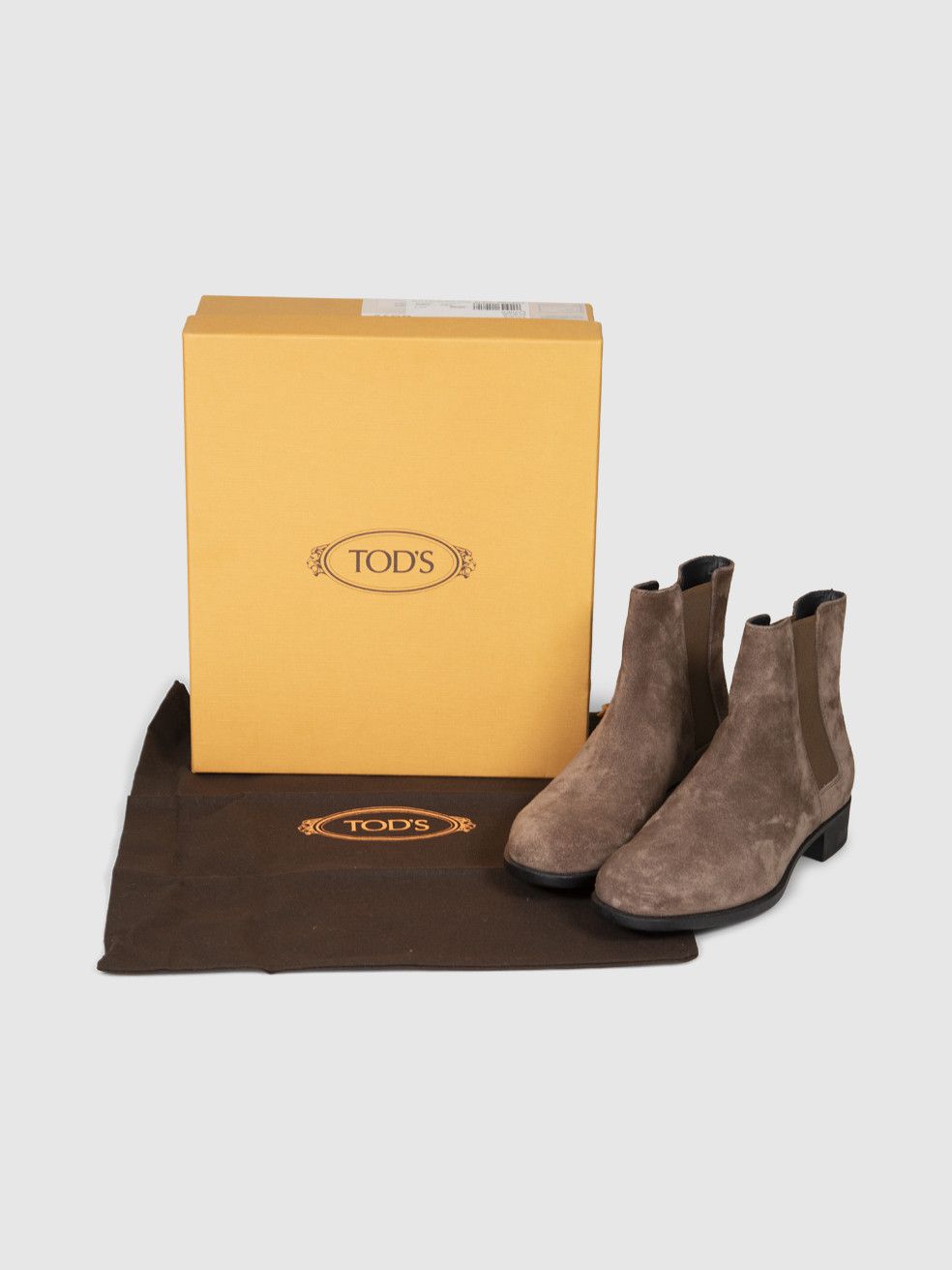 Tod's Brown Suede Ankle Boots Size US 6.5 / IT 36.5 - 3 Thumbnail