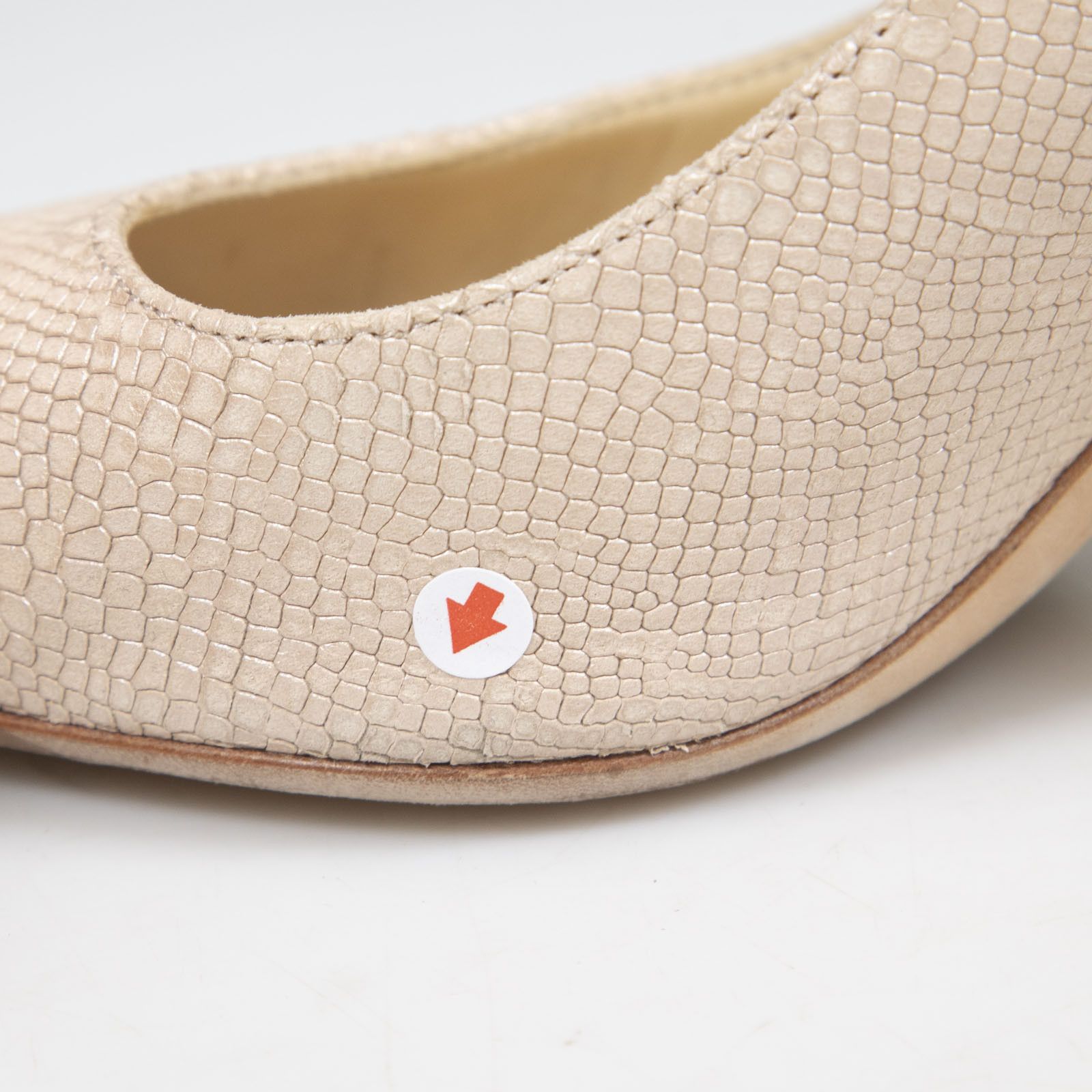 Jimmy Choo Romy 85 Lizard Embossed Pumps Size US 5.5 / IT 35.5 - 14 Thumbnail