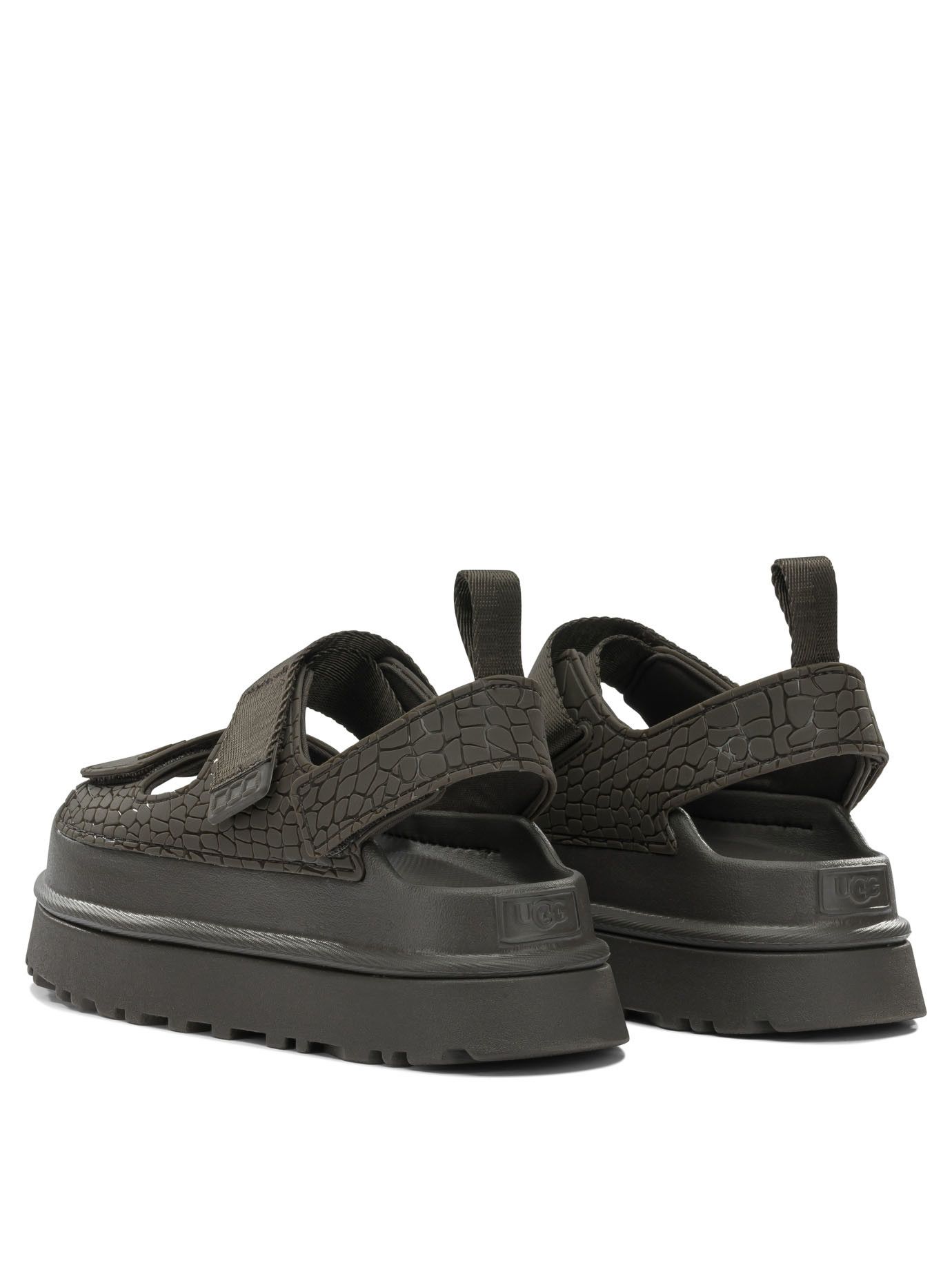 Ugg Goldenglow Embossed Low Sandals Size US 7 / IT 37 - 4 Thumbnail