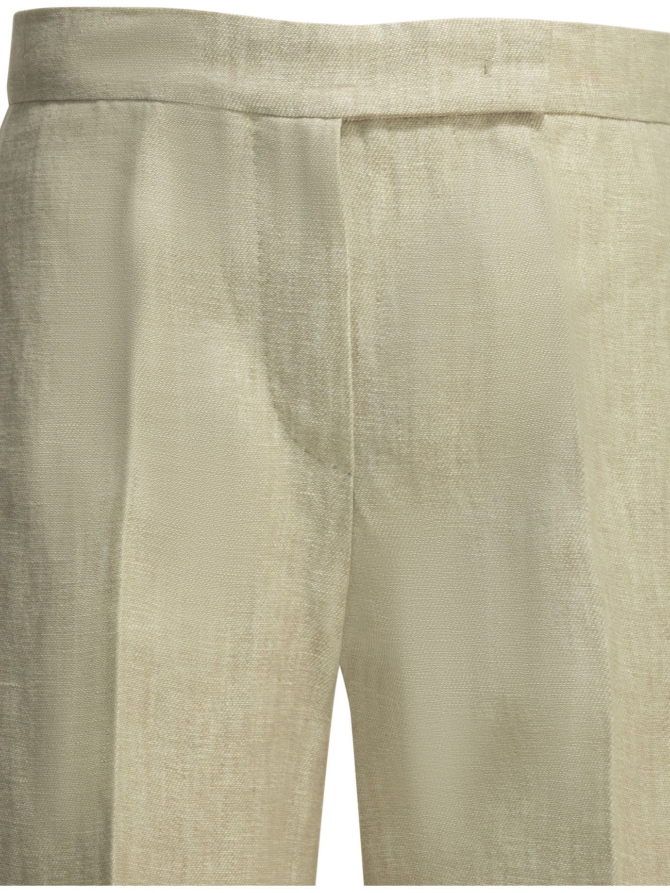 Max Mara Linen Tailored Pants Size 28" / US 6 / IT 42 - 3 Thumbnail