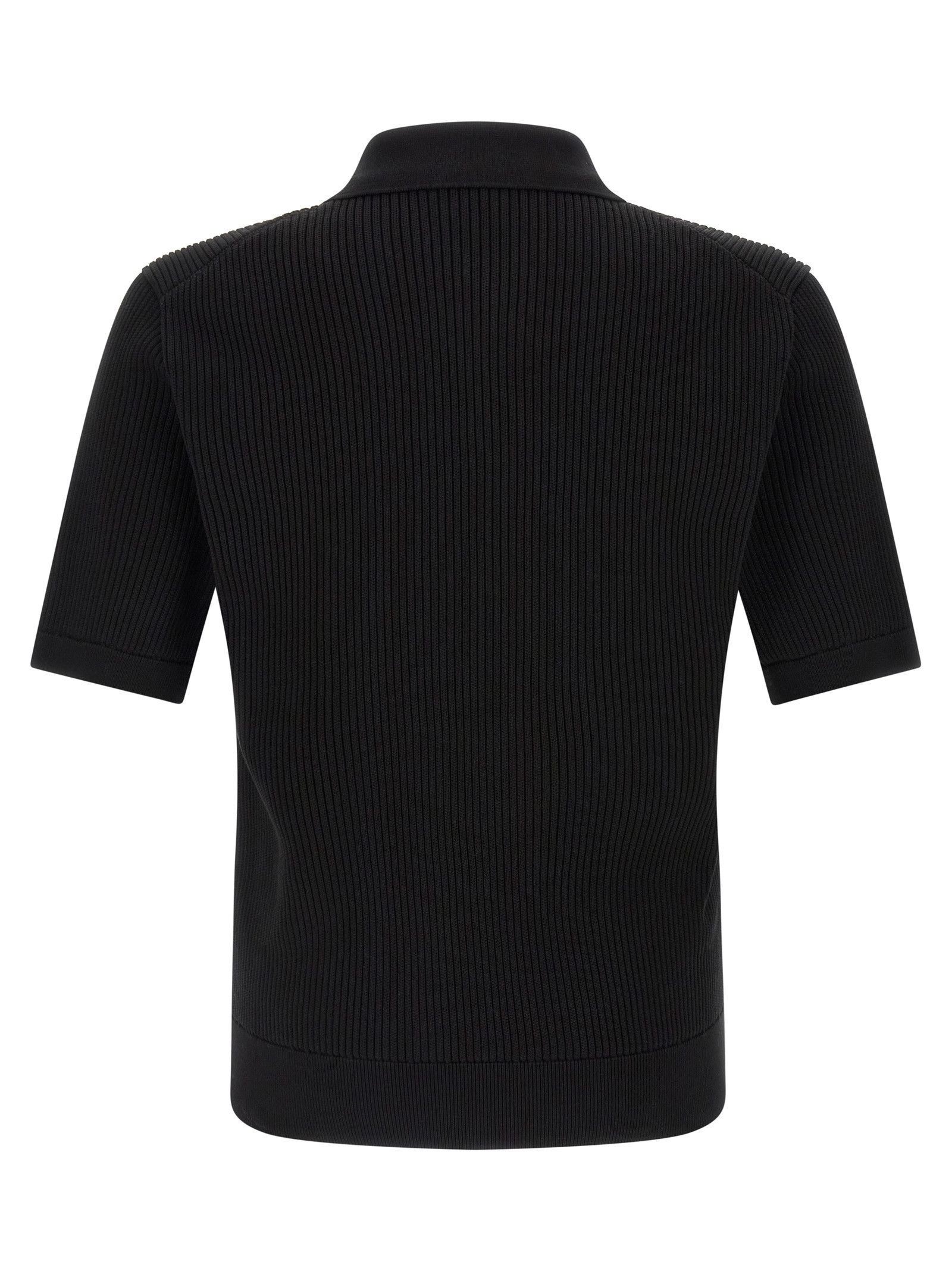 Dolce & Gabbana Micro-Ribbed Polo Shirt Size US M / EU 48-50 / 2 - 2 Thumbnail
