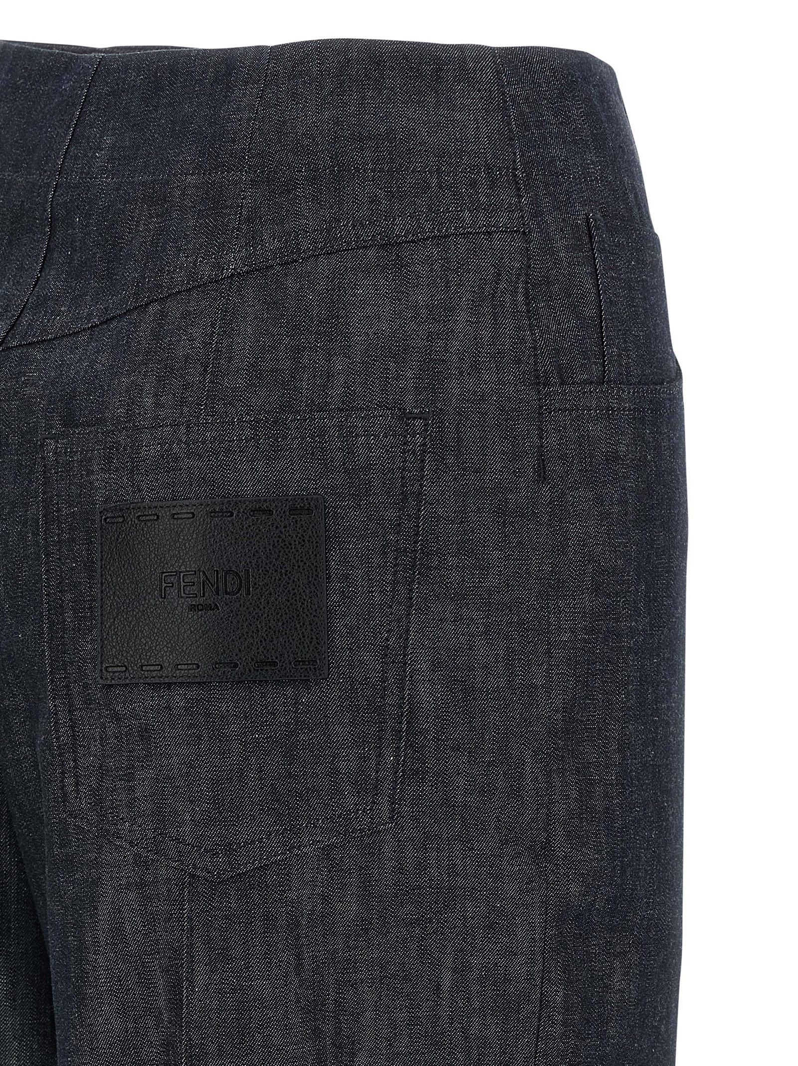 Fendi 'Fendi Roma' Patch Jeans Size 26" / US 2 / IT 38 - 4 Thumbnail