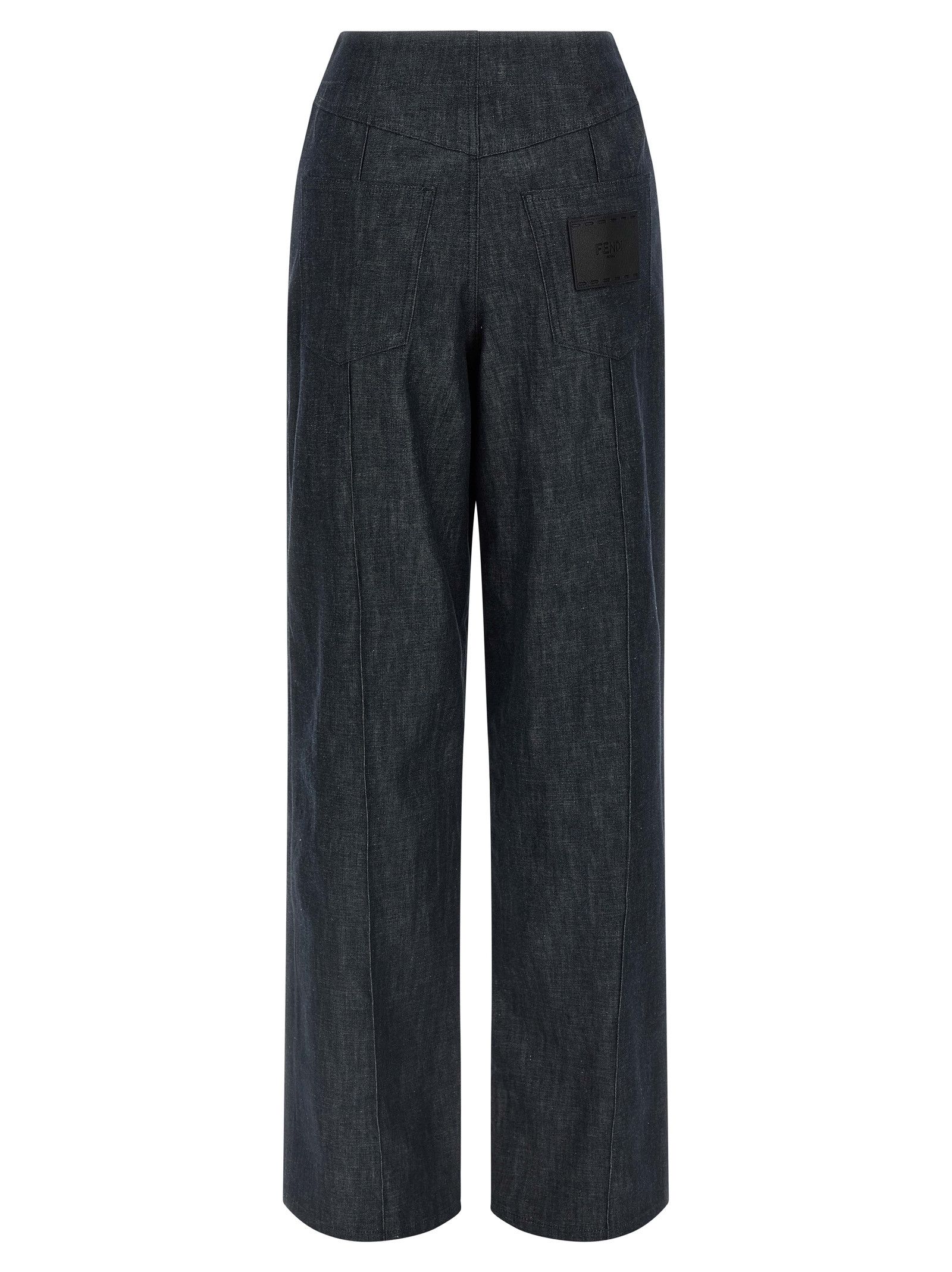 Fendi 'Fendi Roma' Patch Jeans Size 26" / US 2 / IT 38 - 2 Thumbnail