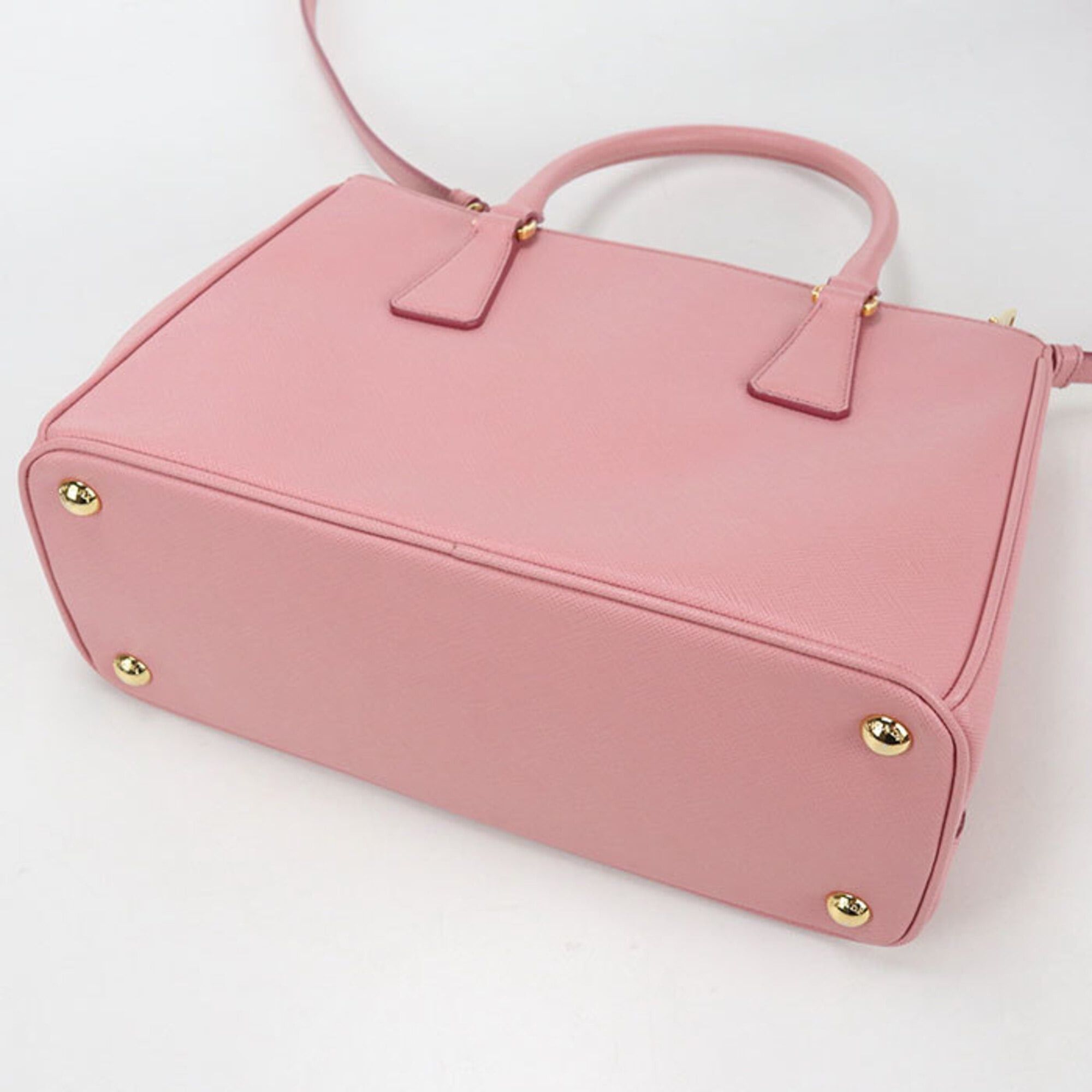 Prada PRADA tote bag, medium size, Galleria, women's, pink. Size ONE SIZE - 2 Thumbnail