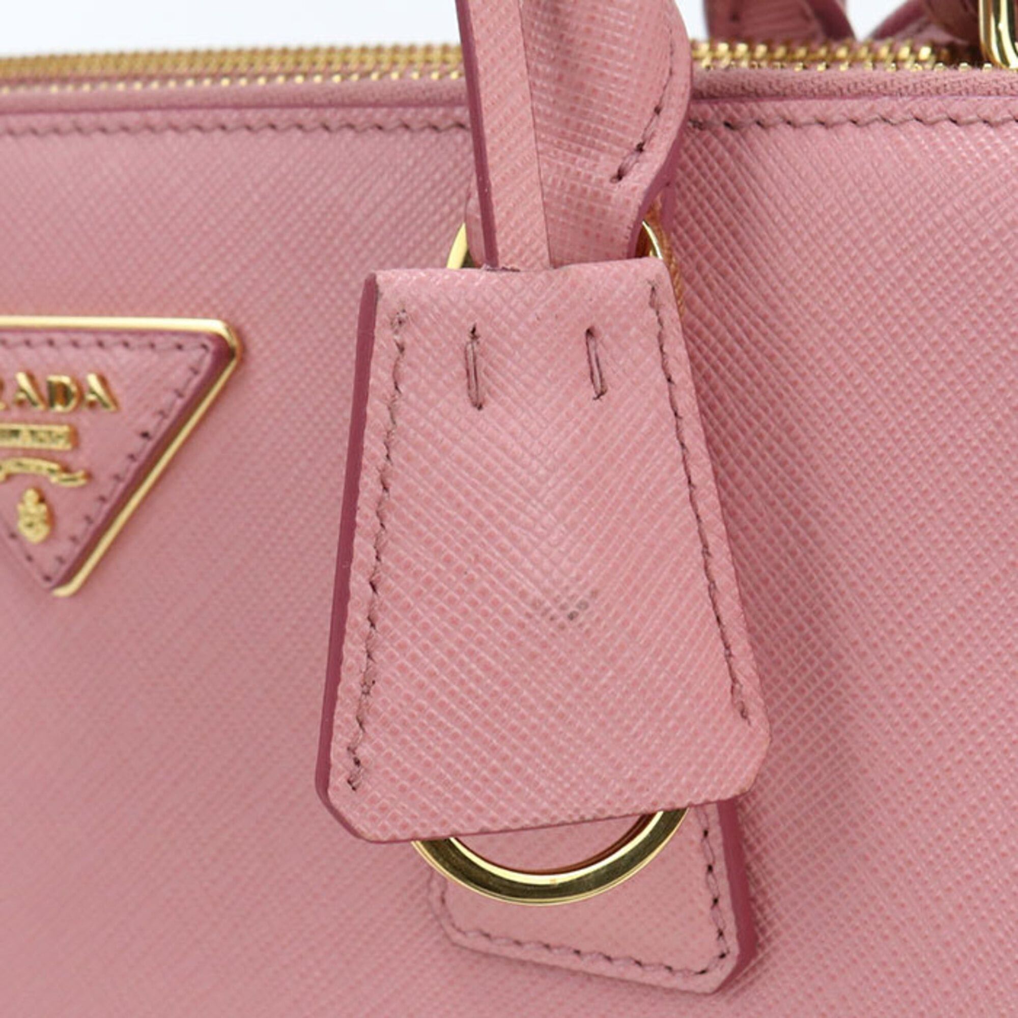 Prada PRADA tote bag, medium size, Galleria, women's, pink. Size ONE SIZE - 6 Thumbnail