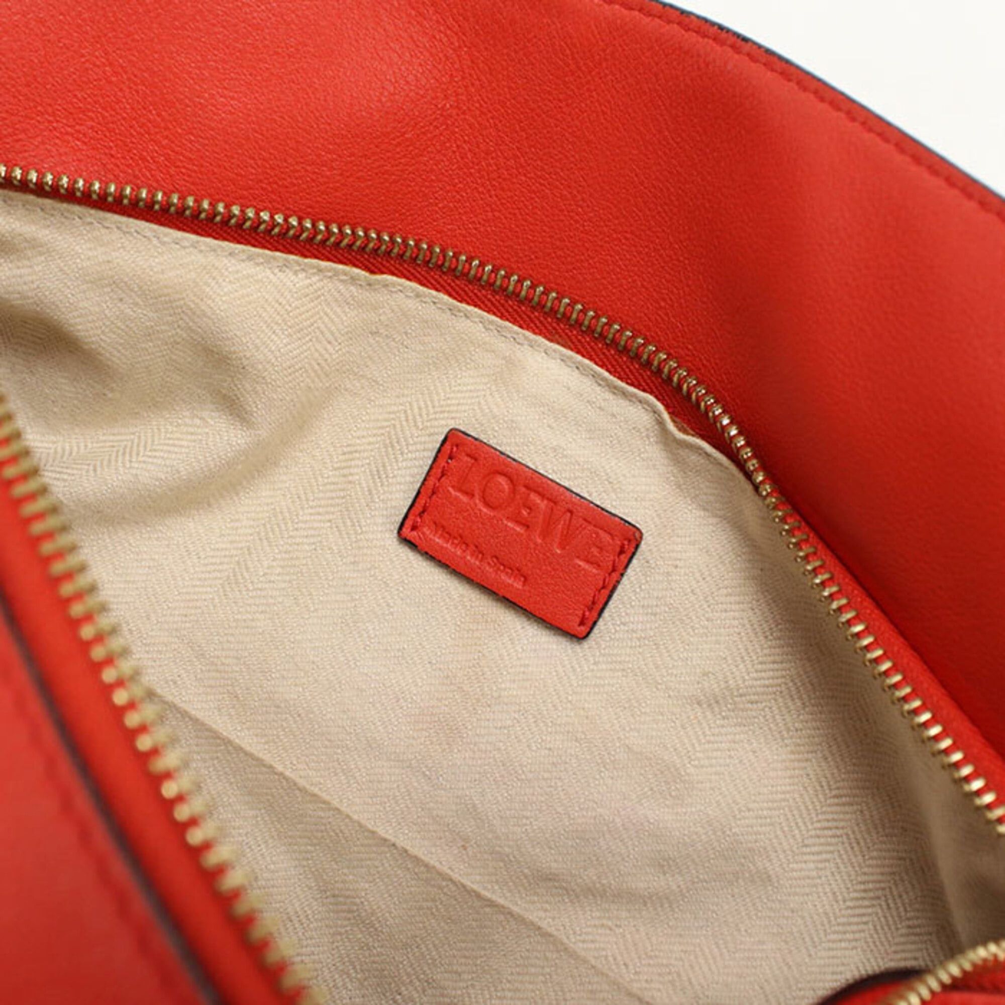 Loewe LOEWE handbag, medium size, 2-way, Puzzle design, women's, red. Size ONE SIZE - 4 Thumbnail