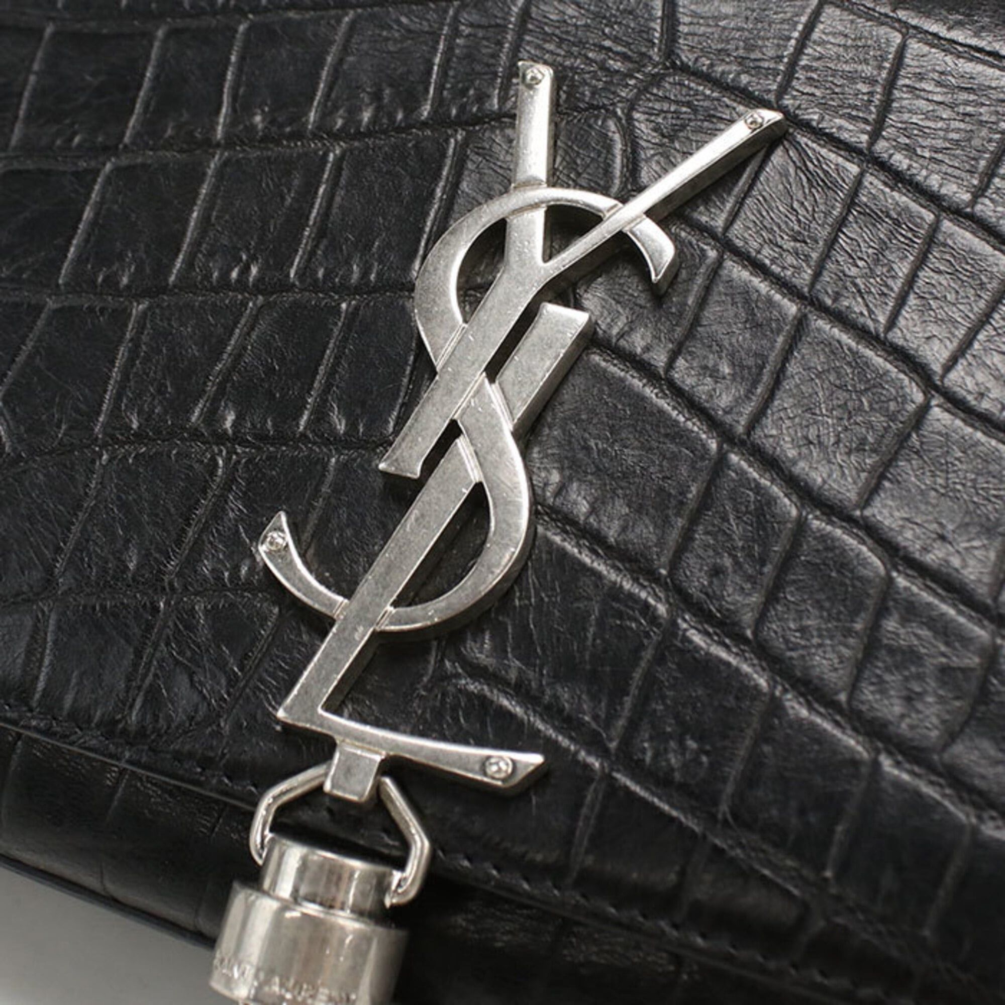 Saint Laurent Paris Saint Laurent Shoulder Bag 354120 Chain Women's Black Size ONE SIZE - 4 Thumbnail