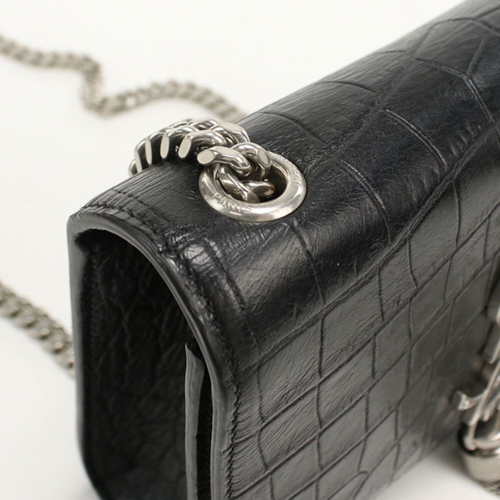 Saint Laurent Paris Saint Laurent Shoulder Bag 354120 Chain Women's Black Size ONE SIZE - 6 Thumbnail
