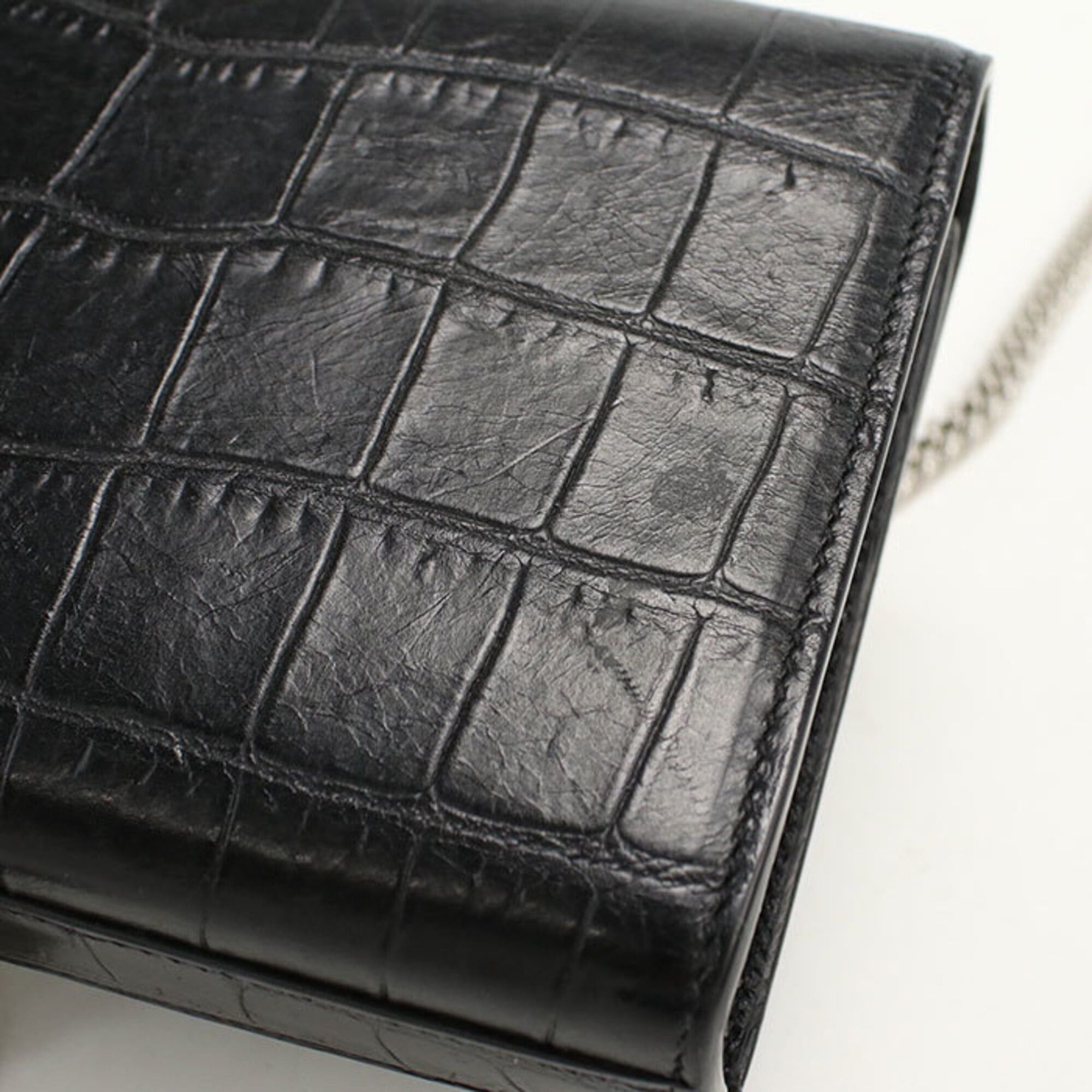 Saint Laurent Paris Saint Laurent Shoulder Bag 354120 Chain Women's Black Size ONE SIZE - 5 Thumbnail
