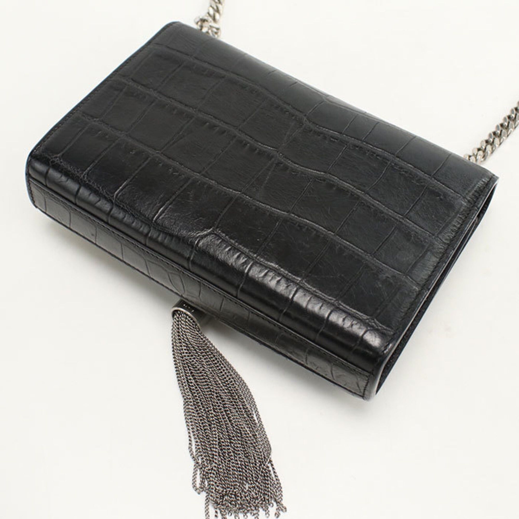 Saint Laurent Paris Saint Laurent Shoulder Bag 354120 Chain Women's Black Size ONE SIZE - 2 Thumbnail