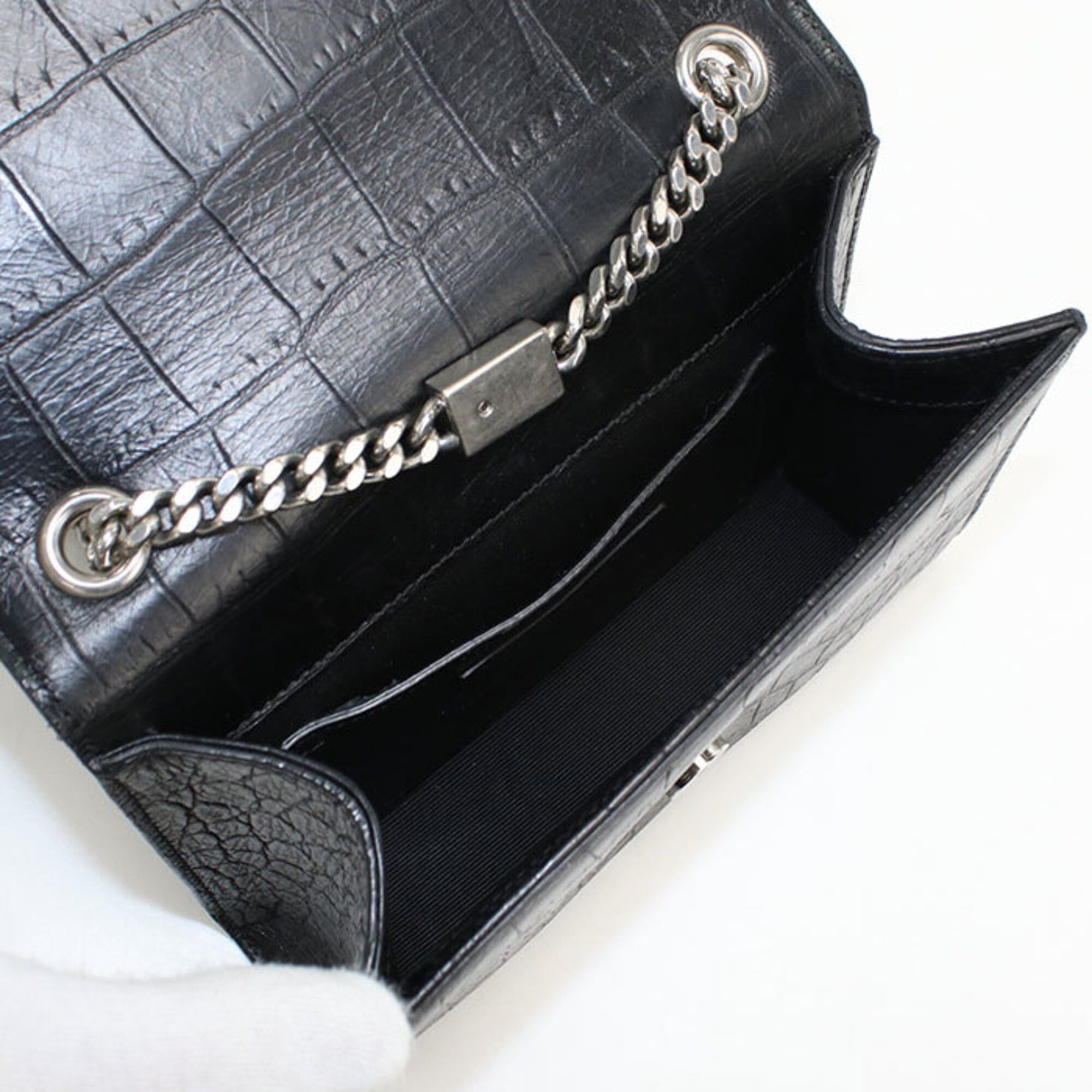 Saint Laurent Paris Saint Laurent Shoulder Bag 354120 Chain Women's Black Size ONE SIZE - 3 Thumbnail