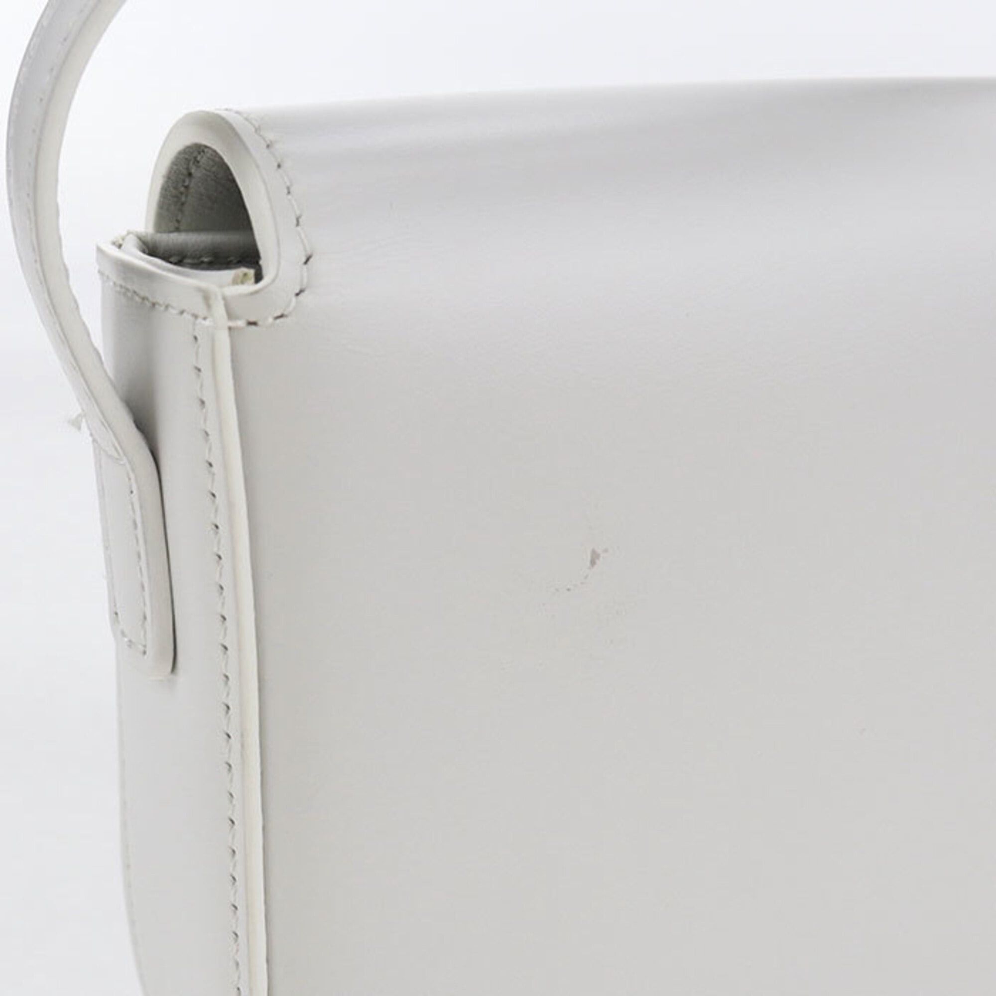 Celine CELINE Triomphe Shoulder Bag 194143BF4.01HT (White) Size ONE SIZE - 5 Thumbnail
