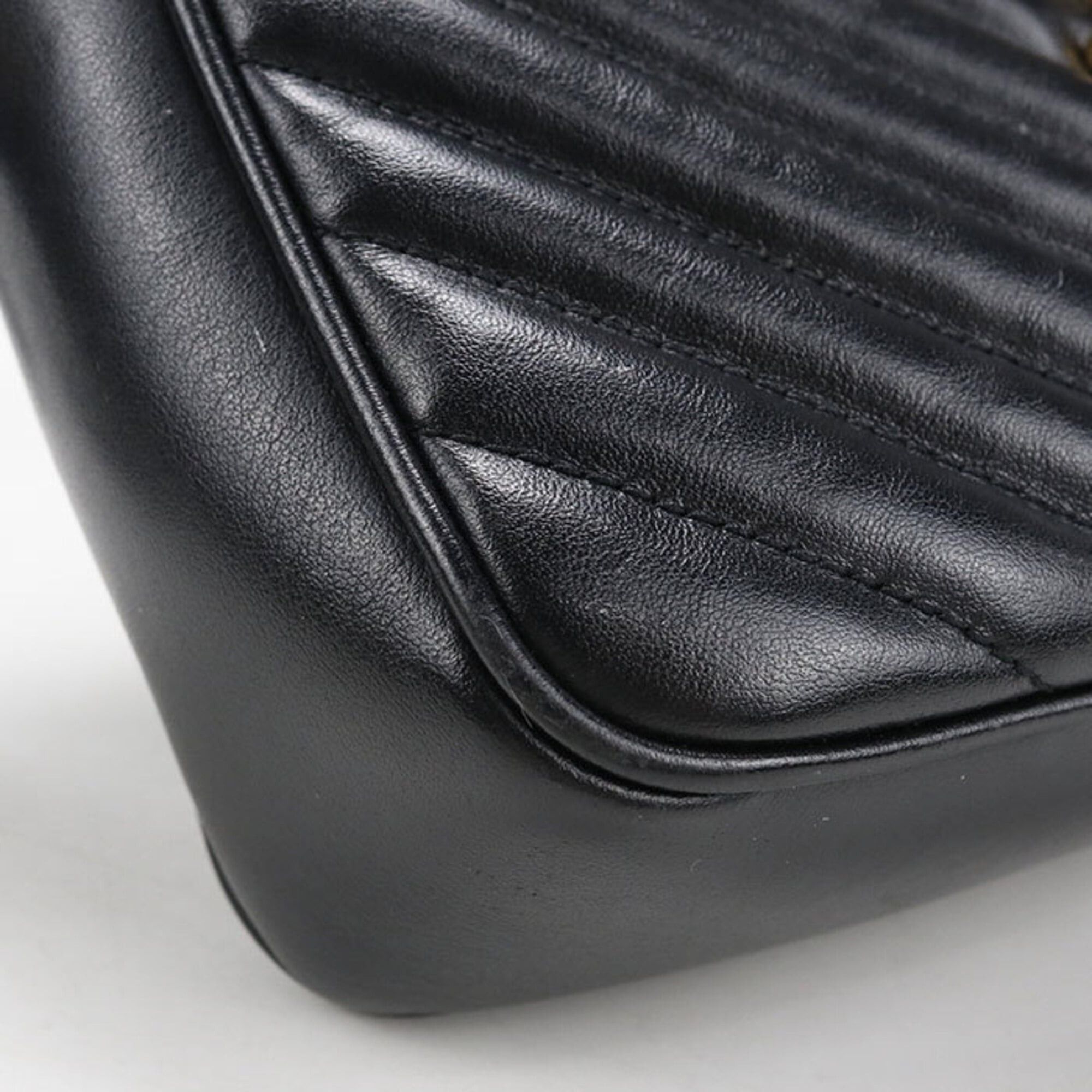 Saint Laurent Paris Saint Laurent Shoulder Bag 612544 Camera Lou Women's Black Size ONE SIZE - 6 Thumbnail