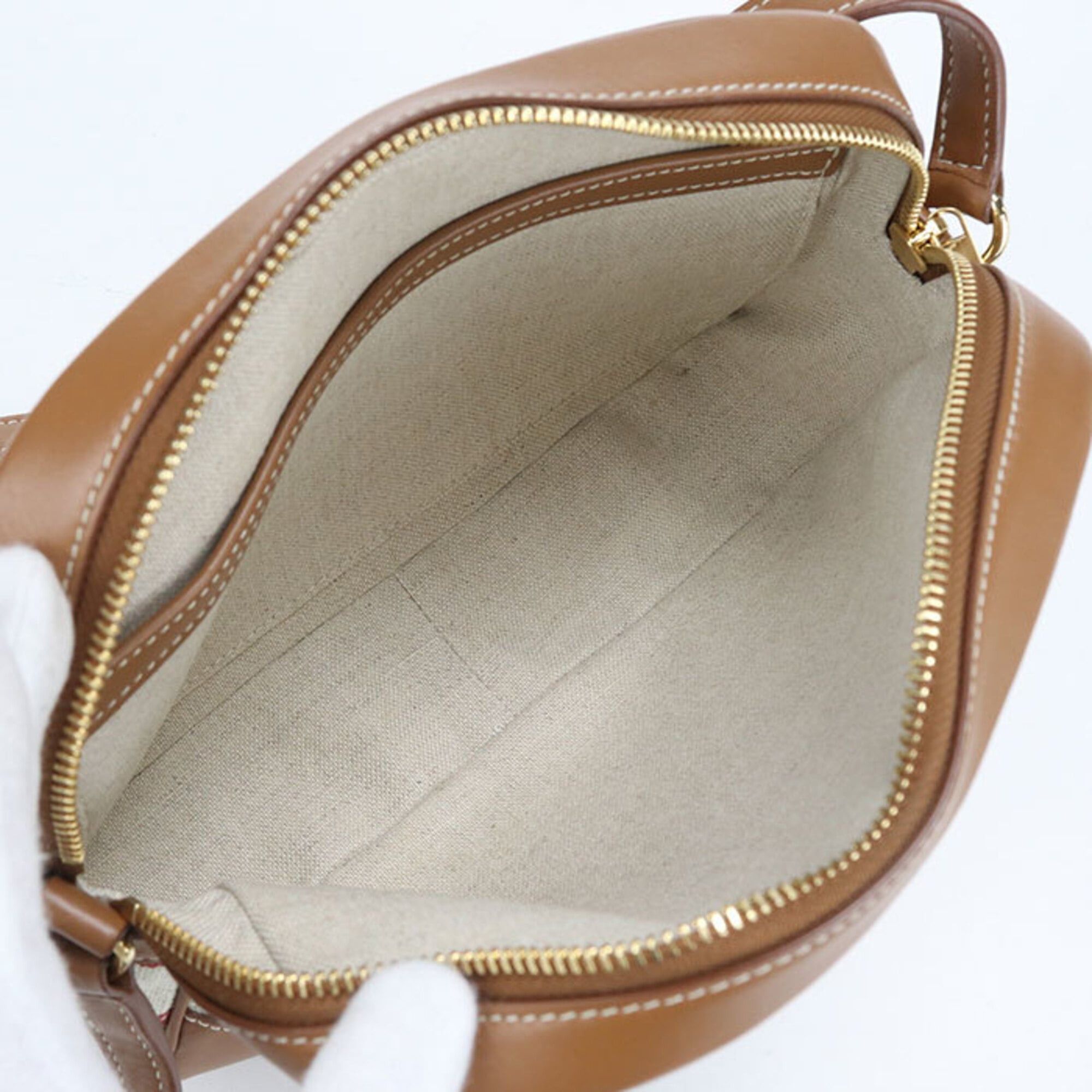 Celine Celine Crossbody Shoulder Bag 194332CS8 Triomphe Women's Brown Size ONE SIZE - 3 Thumbnail