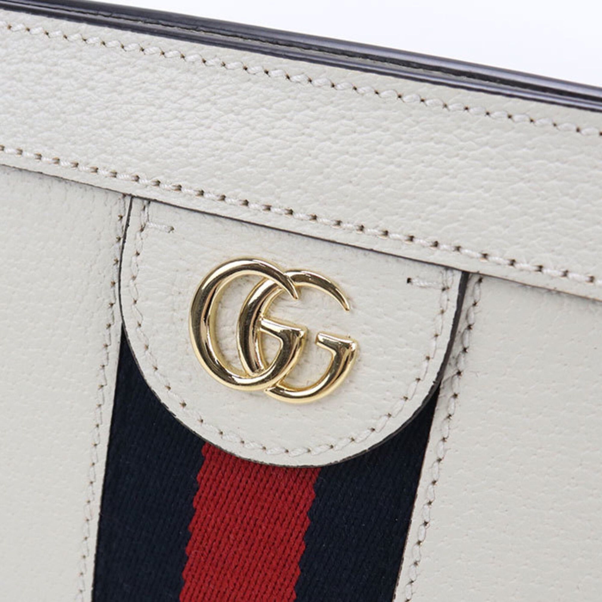Gucci GUCCI Ophidia Chain Shoulder Bag (719883) - Women's, White Size ONE SIZE - 4 Thumbnail
