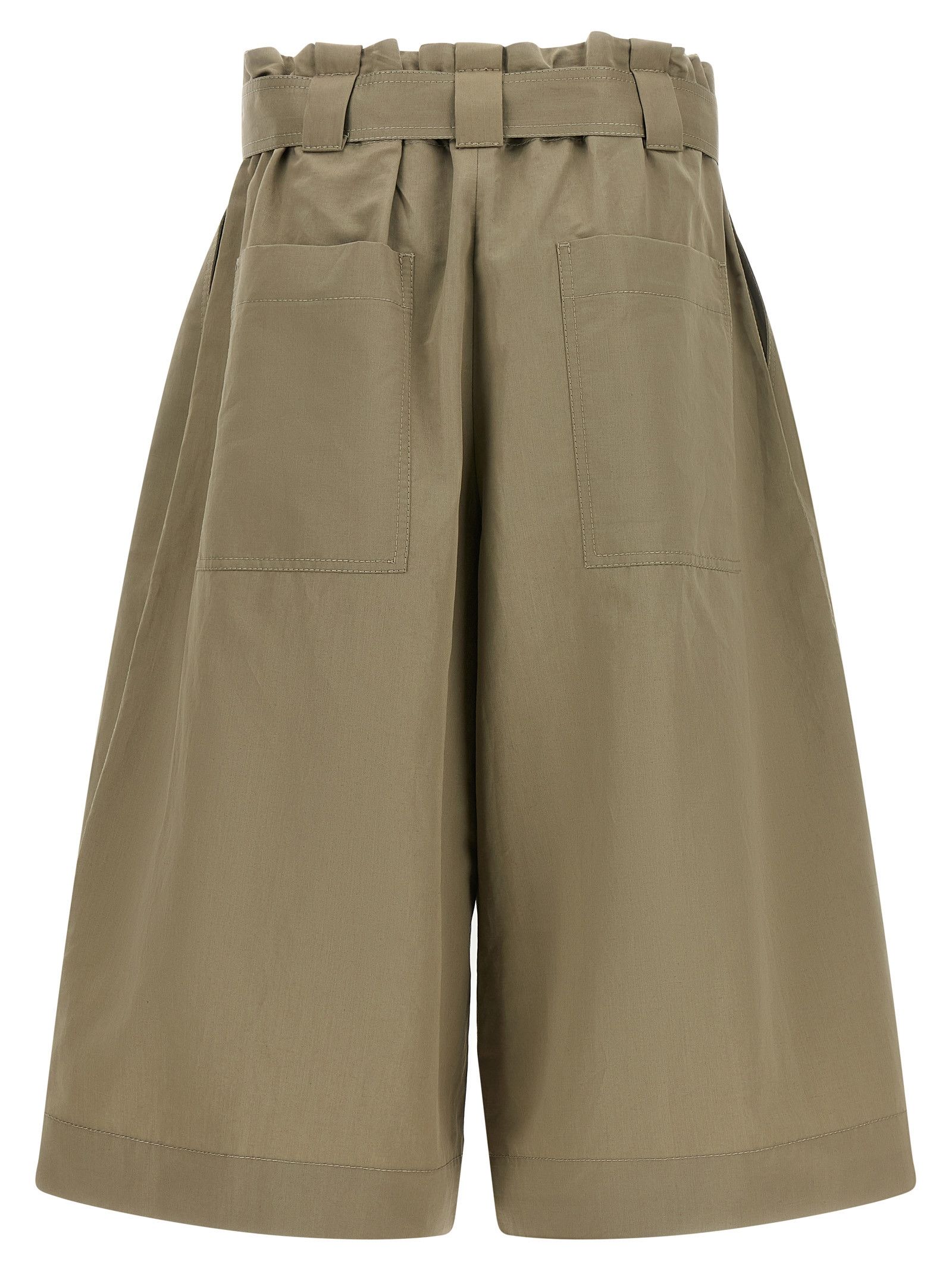 Brunello Cucinelli Bag Waist Bermuda Shorts Size 27" / US 4 / IT 40 - 2 Thumbnail